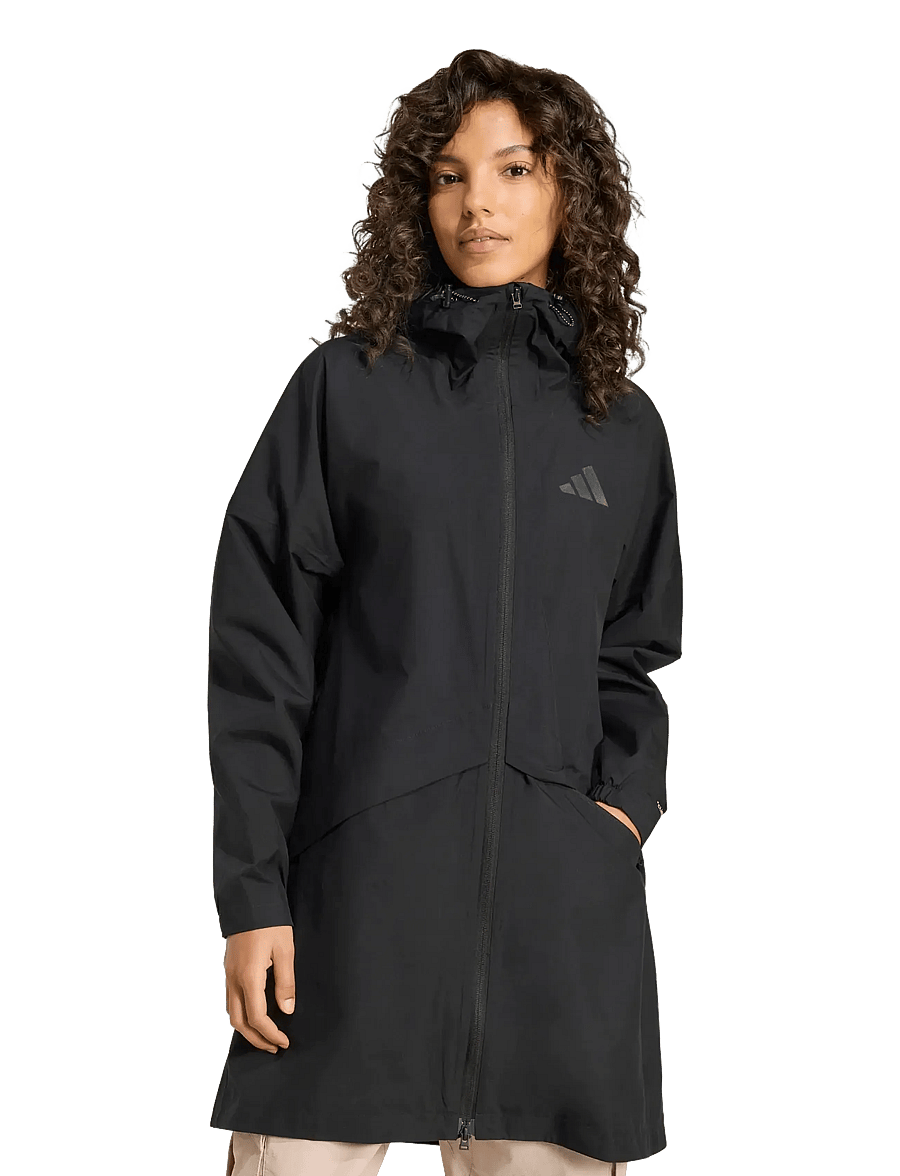 adidas Terrex - W MT 2L R PARK - outdoor jackets - black - 3