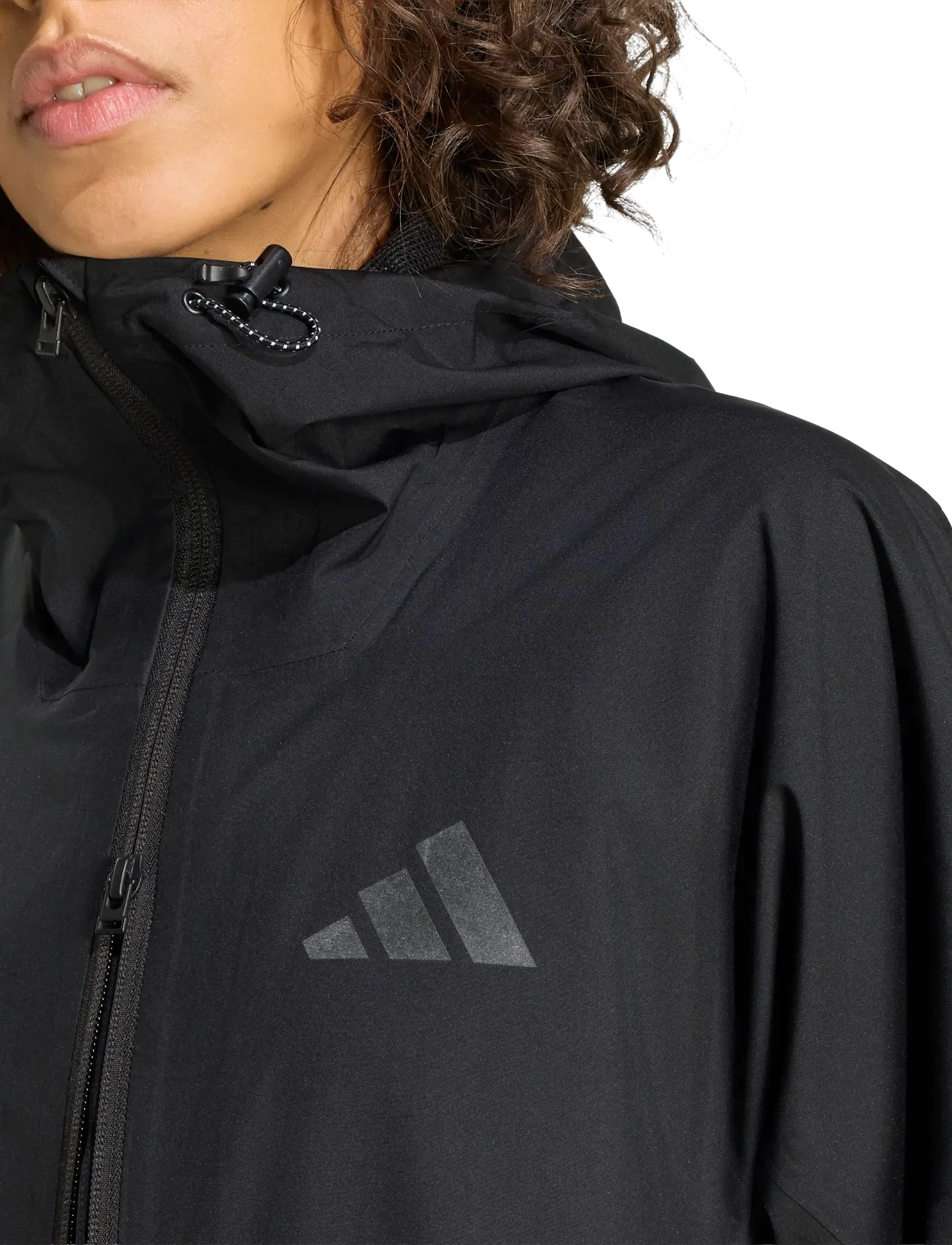 adidas Terrex - W MT 2L R PARK - friluftsjackor - black - 4