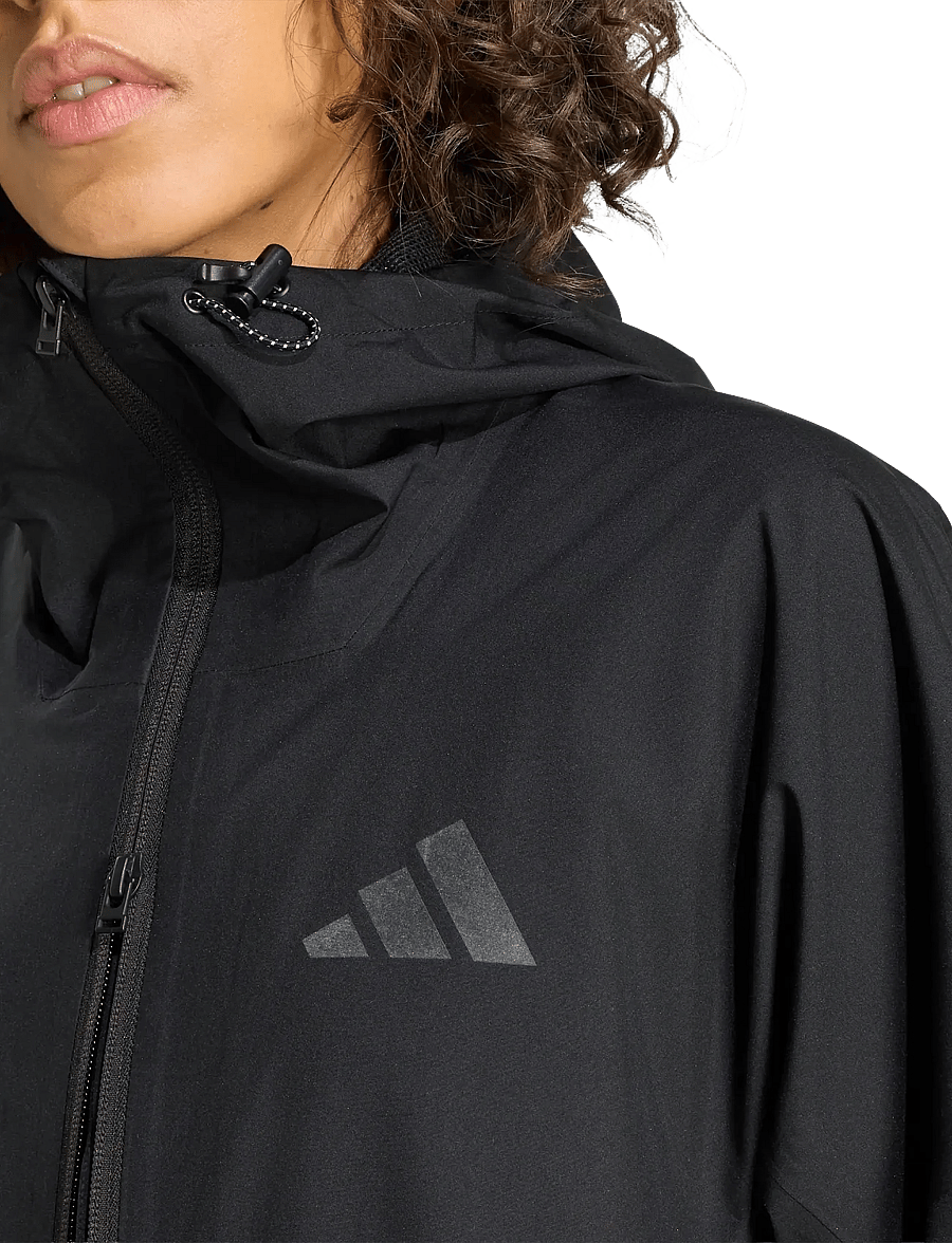 adidas Terrex - W MT 2L R PARK - outdoor jackets - black - 4