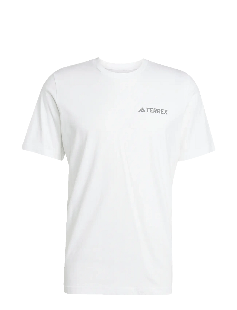 adidas Terrex - TX MOUNTAIN TEE - oberteile & t-shirts - white/grethr - 1