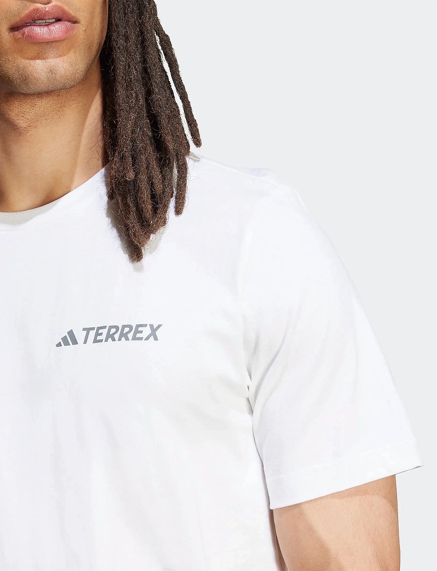 adidas Terrex - TX MOUNTAIN TEE - oberteile & t-shirts - white/grethr - 2