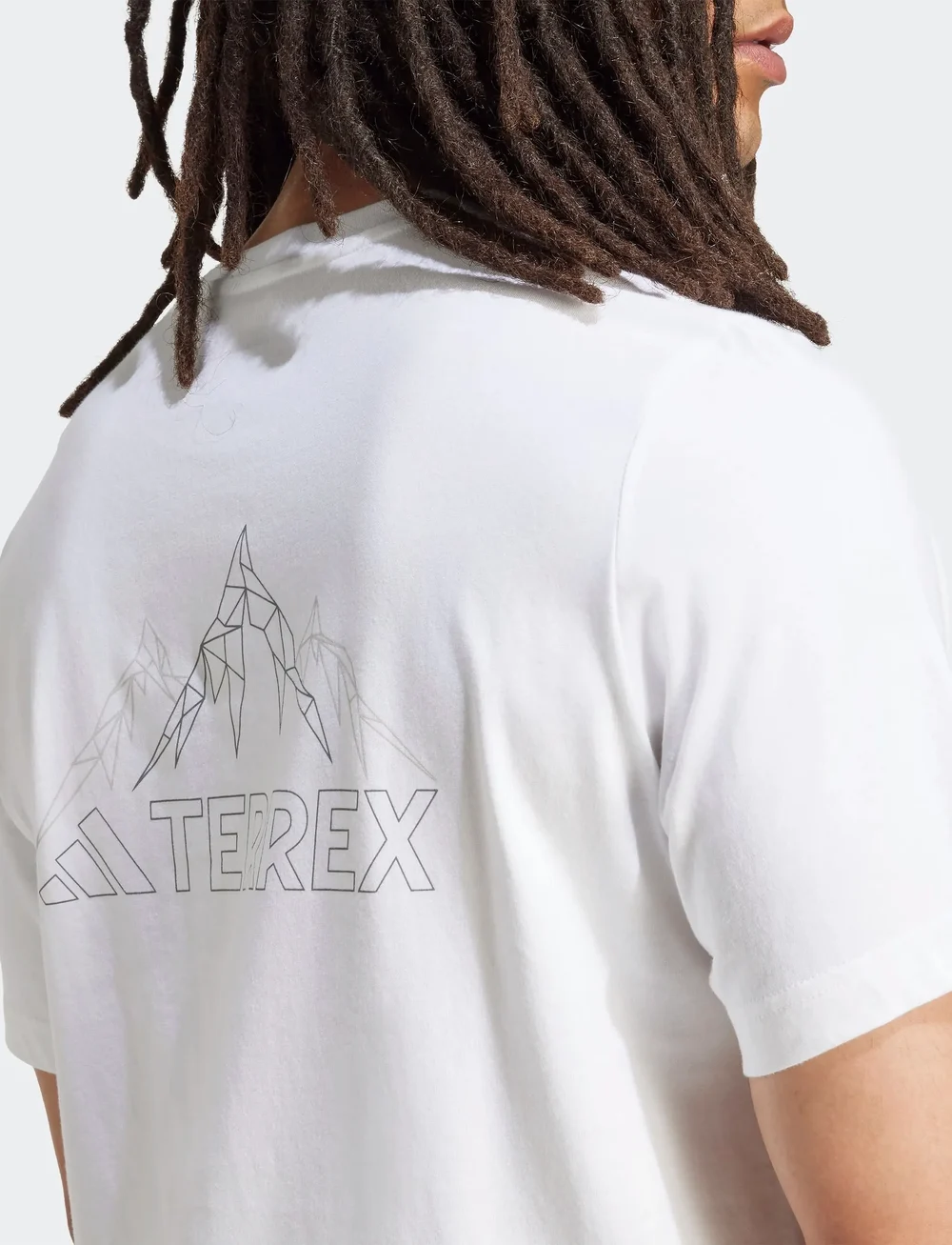 adidas Terrex - TX MOUNTAIN TEE - oberteile & t-shirts - white/grethr - 3