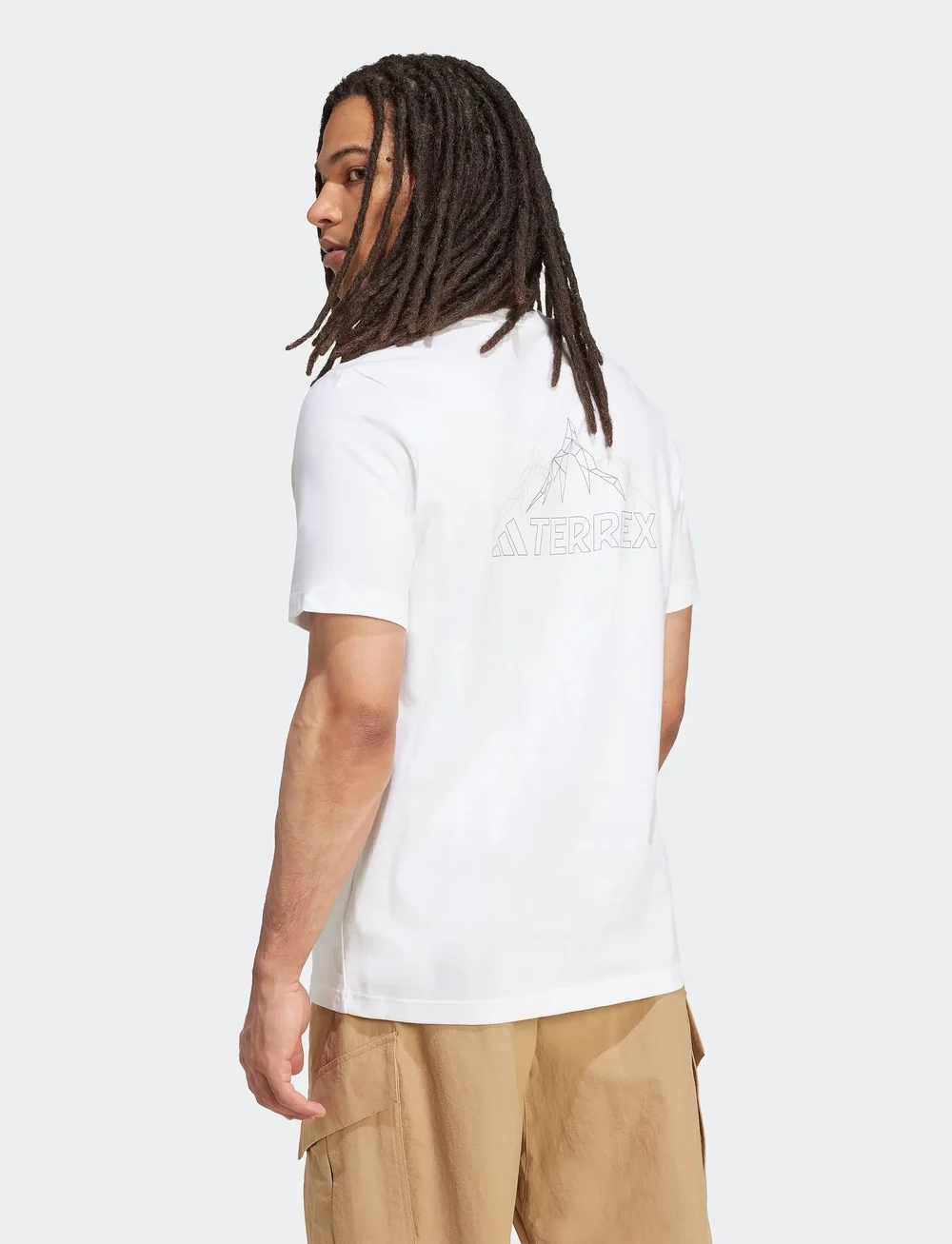 adidas Terrex - TX MOUNTAIN TEE - oberteile & t-shirts - white/grethr - 4