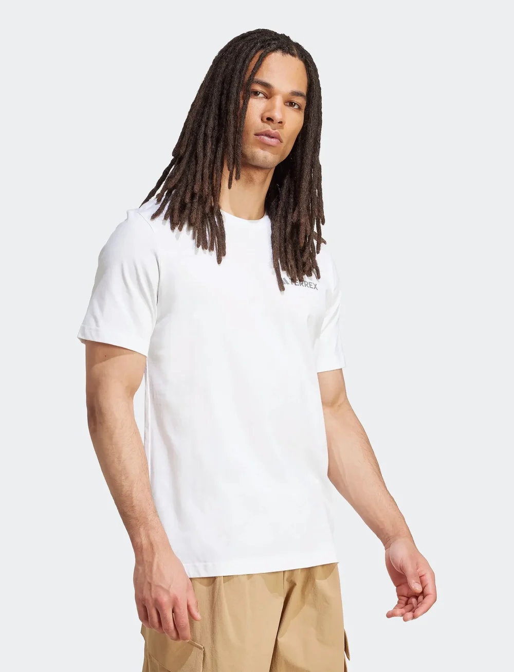 adidas Terrex - TX MOUNTAIN TEE - oberteile & t-shirts - white/grethr - 5
