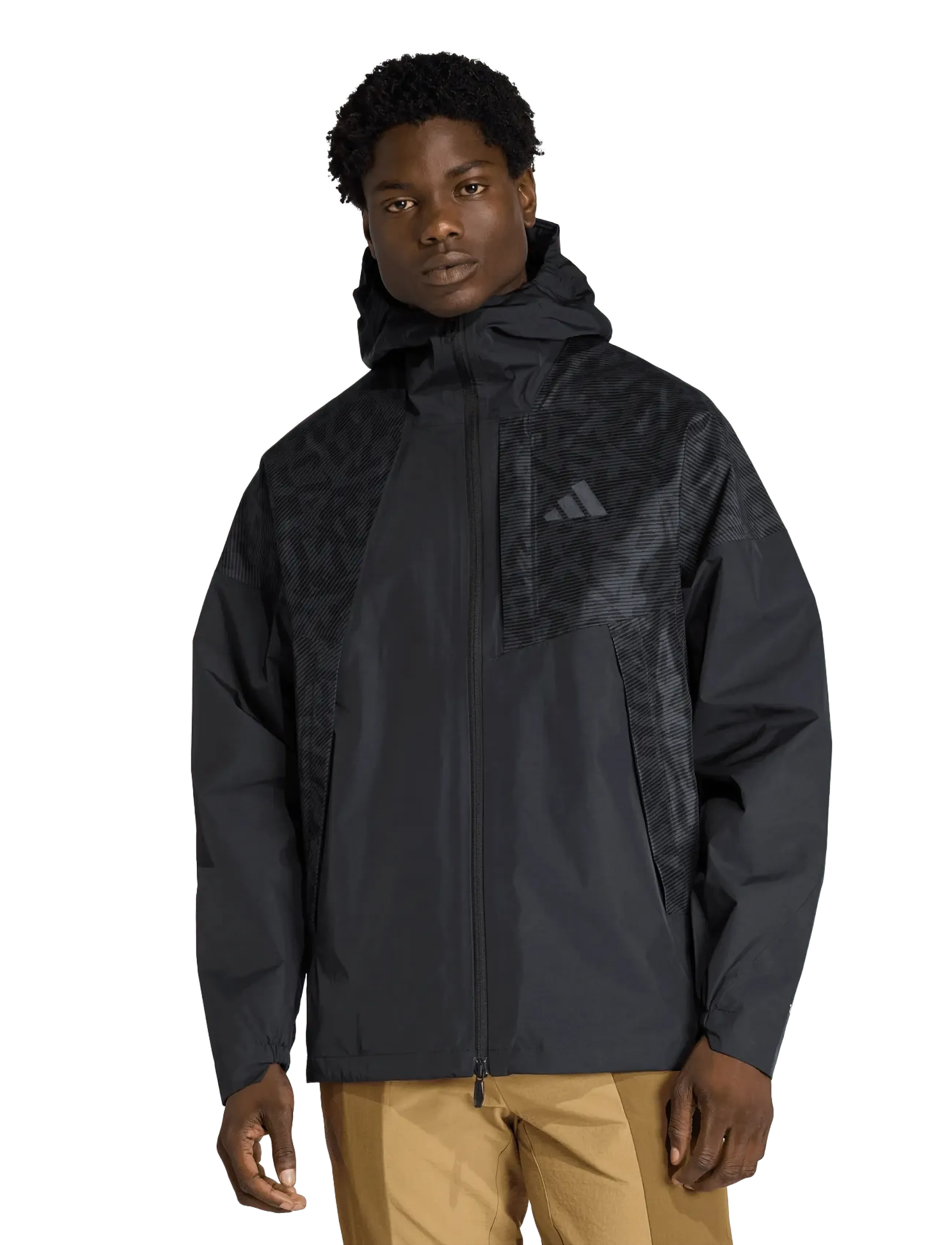 adidas Terrex - XPR HYB PK J - Útivistarjakkar - black - 2