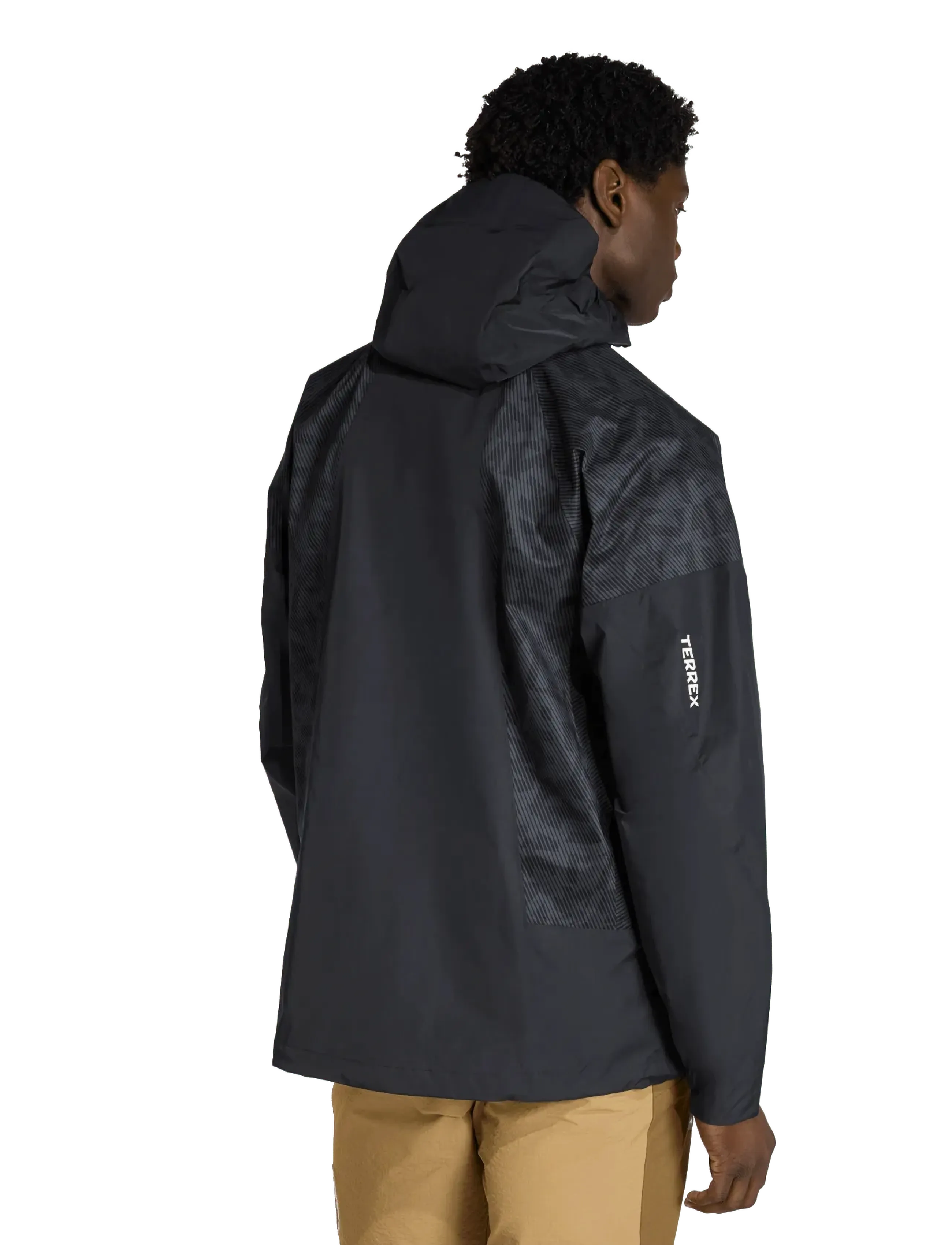 adidas Terrex - XPR HYB PK J - Útivistarjakkar - black - 5