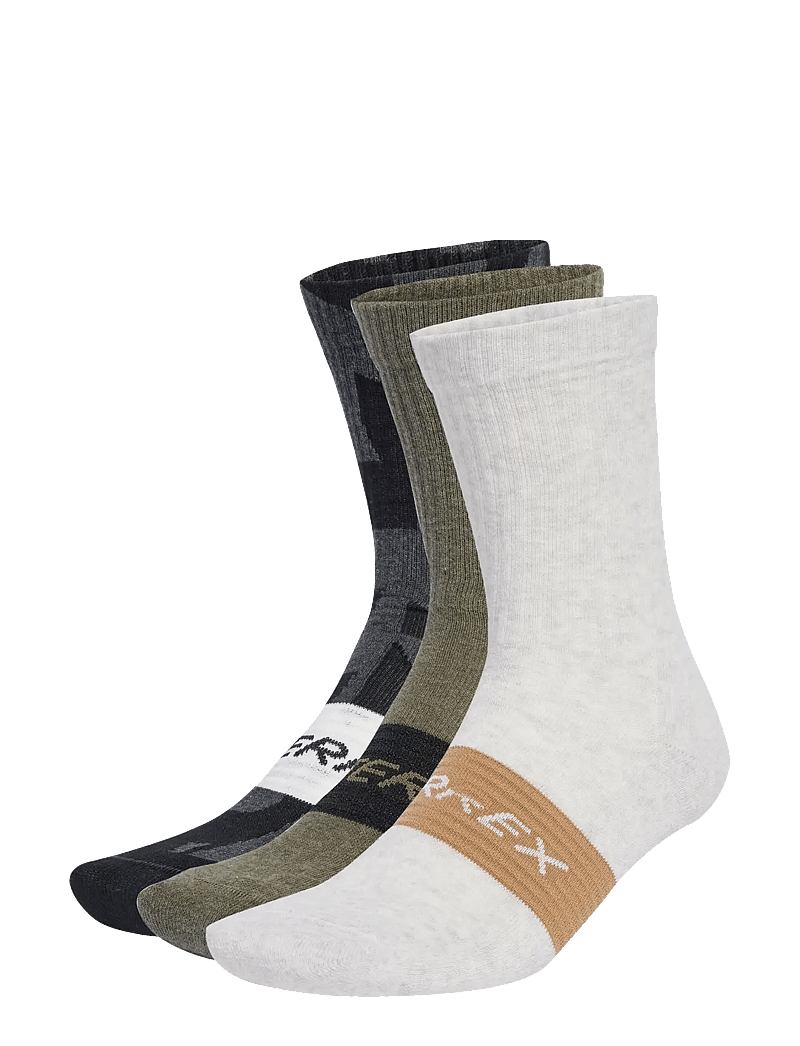 adidas Terrex - TRX MT SCK 3PP - spordisokid - black/olistr/white - 0