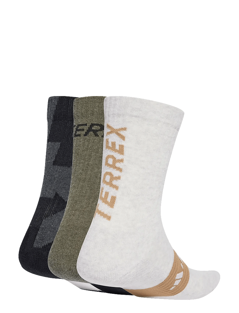 adidas Terrex - TRX MT SCK 3PP - spordisokid - black/olistr/white - 1