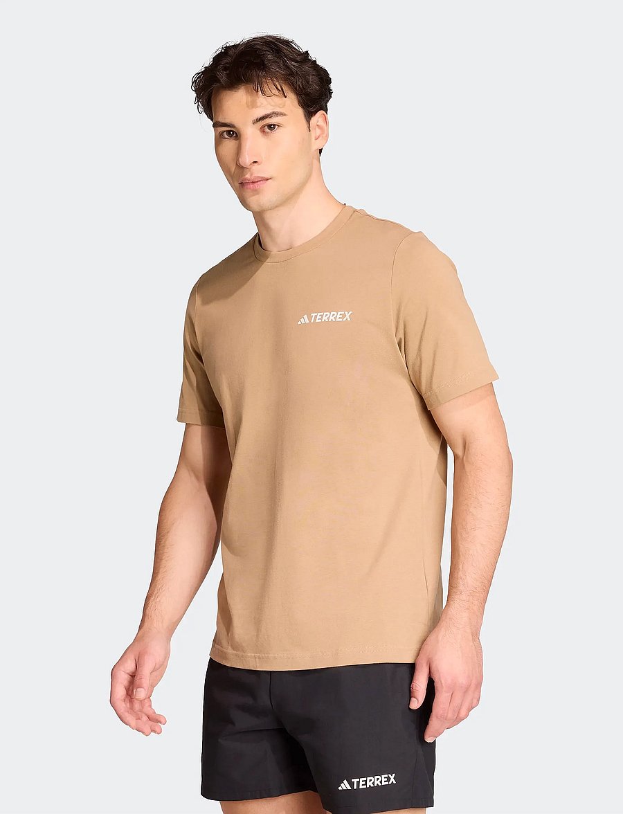 adidas Terrex - TX MOUNTAIN TEE - oberteile & t-shirts - cardbo - 0