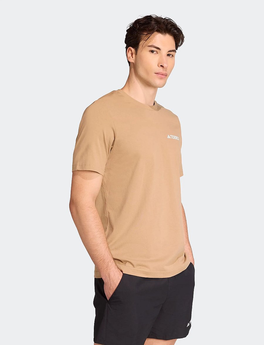 adidas Terrex - TX MOUNTAIN TEE - oberteile & t-shirts - cardbo - 3
