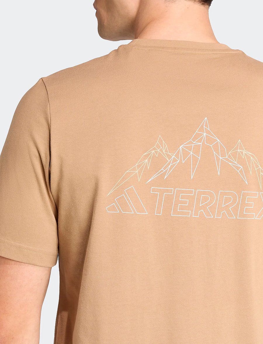 adidas Terrex - TX MOUNTAIN TEE - oberteile & t-shirts - cardbo - 4