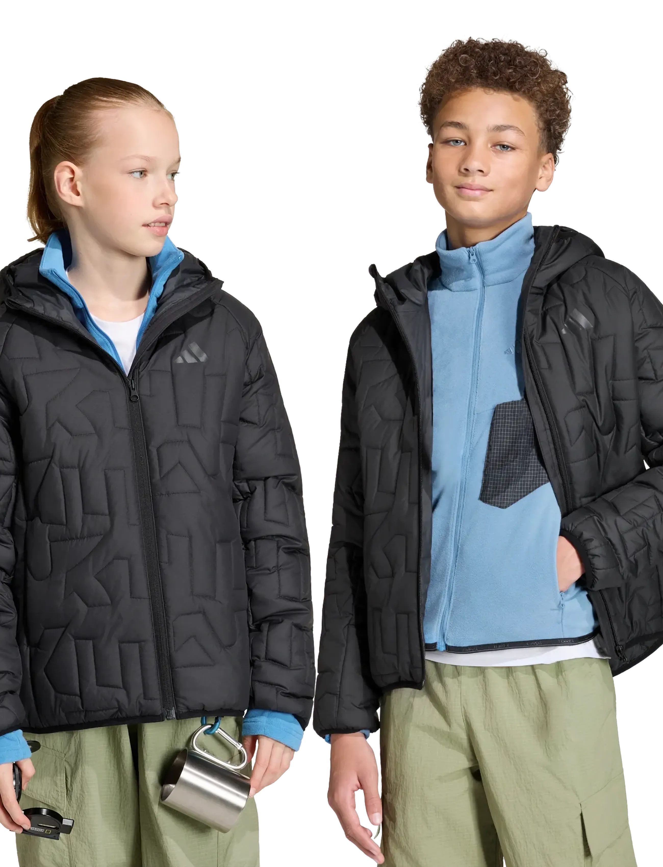 adidas Terrex - K XPR PD JKT - quiltade jackor - black - 4