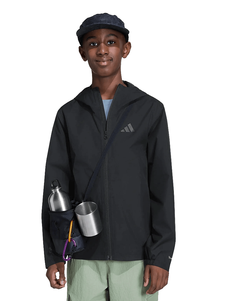 adidas Terrex - K MT 2L RAIN J - shell jakid - black/black - 0