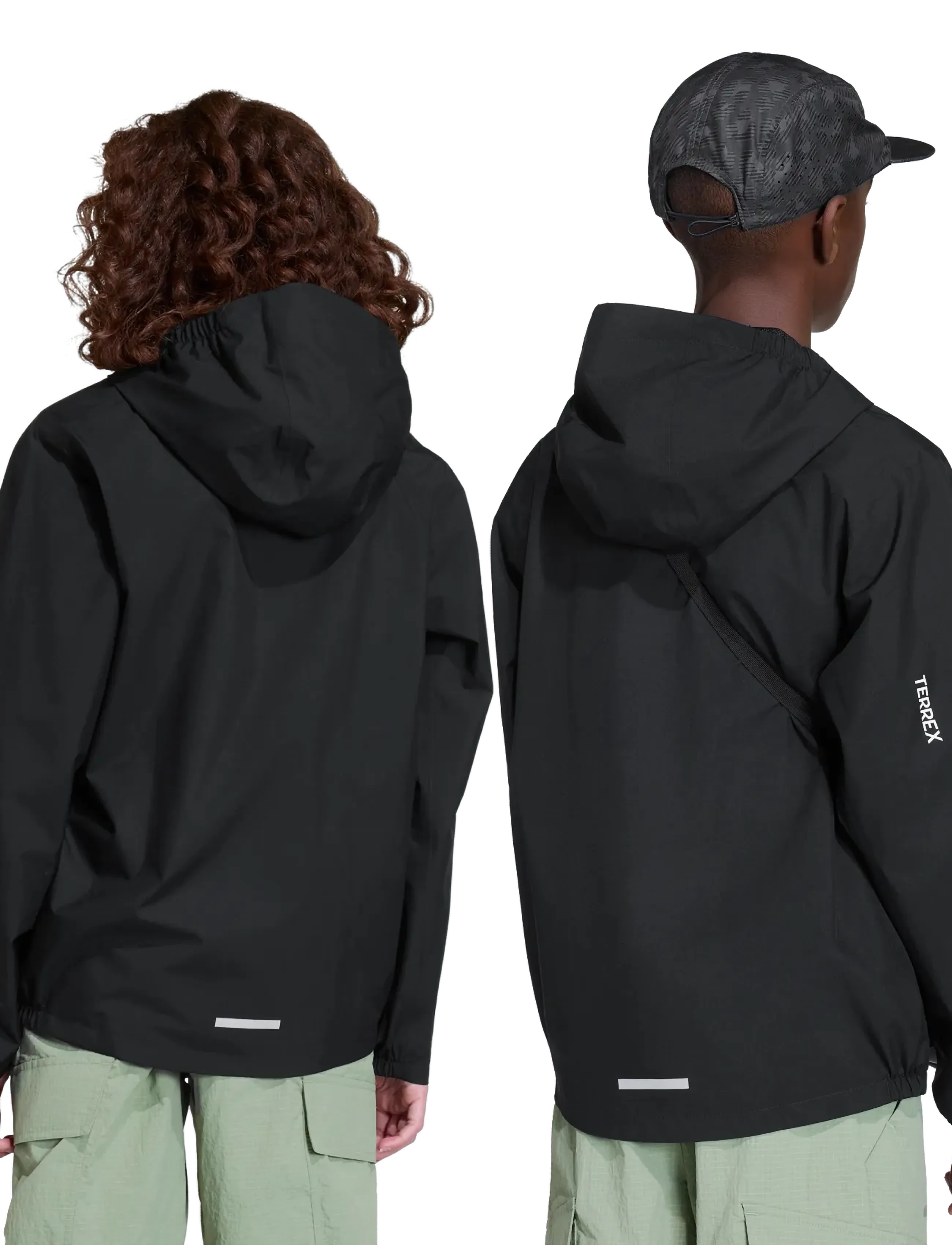 adidas Terrex - K MT 2L RAIN J - black/black - 5