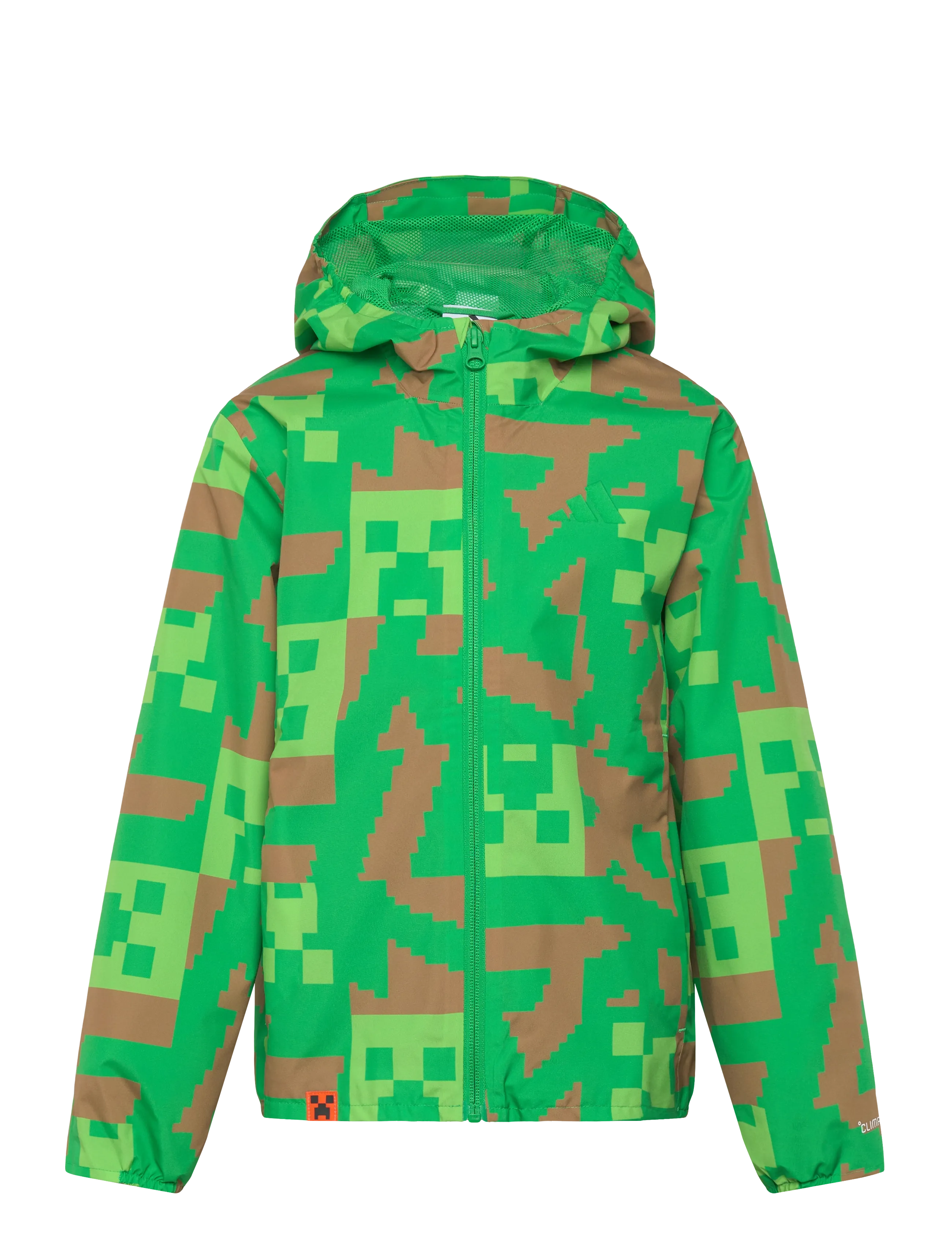 adidas Terrex K MC MT RN JKT - Vihmajoped - VIVGRN/BRNDES/SELULI / green