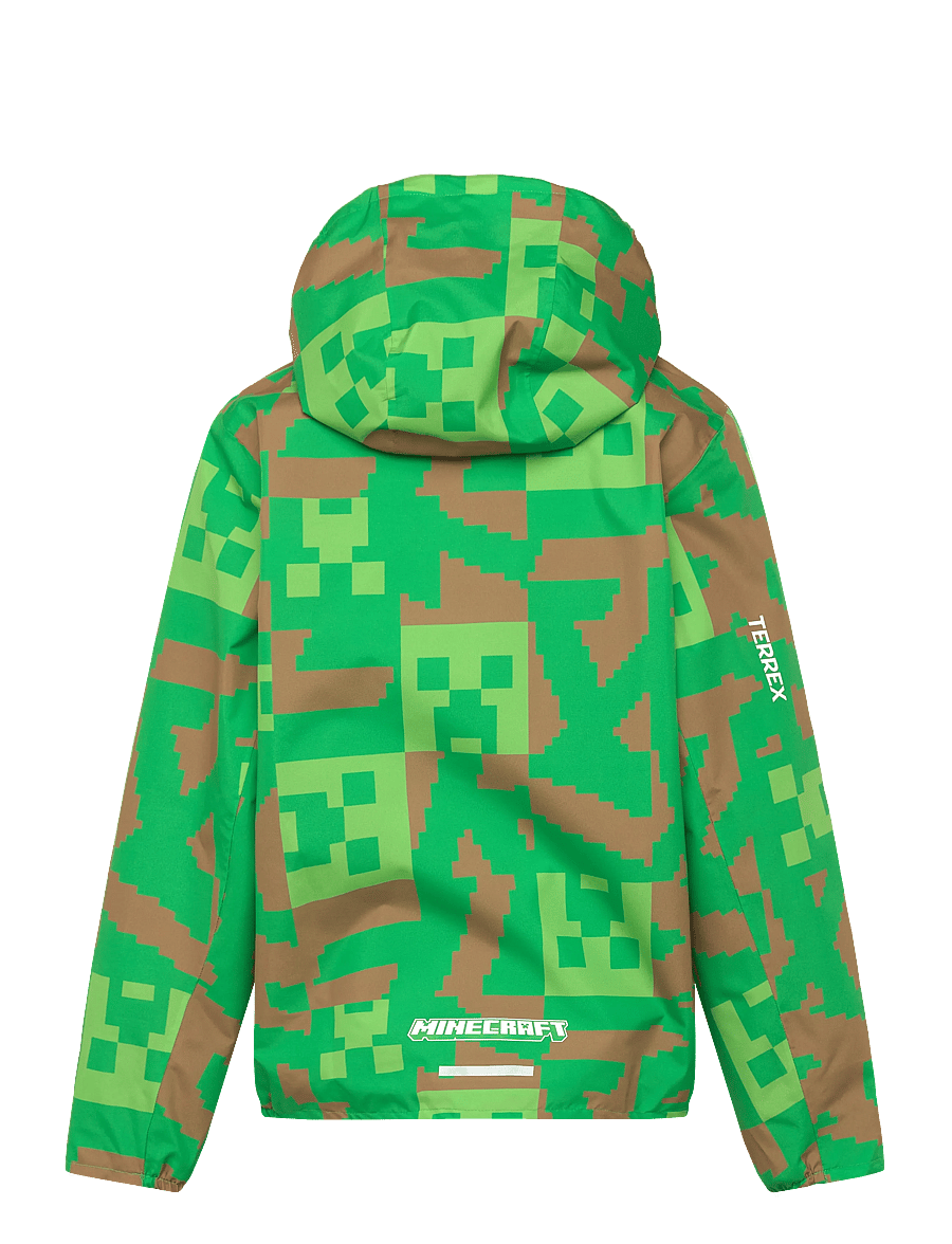adidas Terrex - K MC MT RN JKT - regenjacken - vivgrn/brndes/seluli - 2