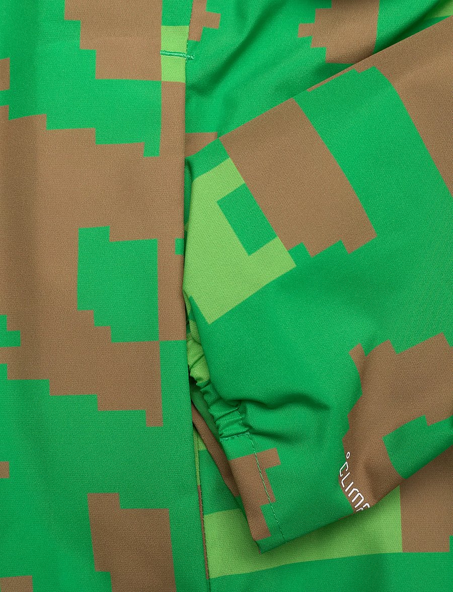 adidas Terrex - K MC MT RN JKT - regenjacken - vivgrn/brndes/seluli - 4