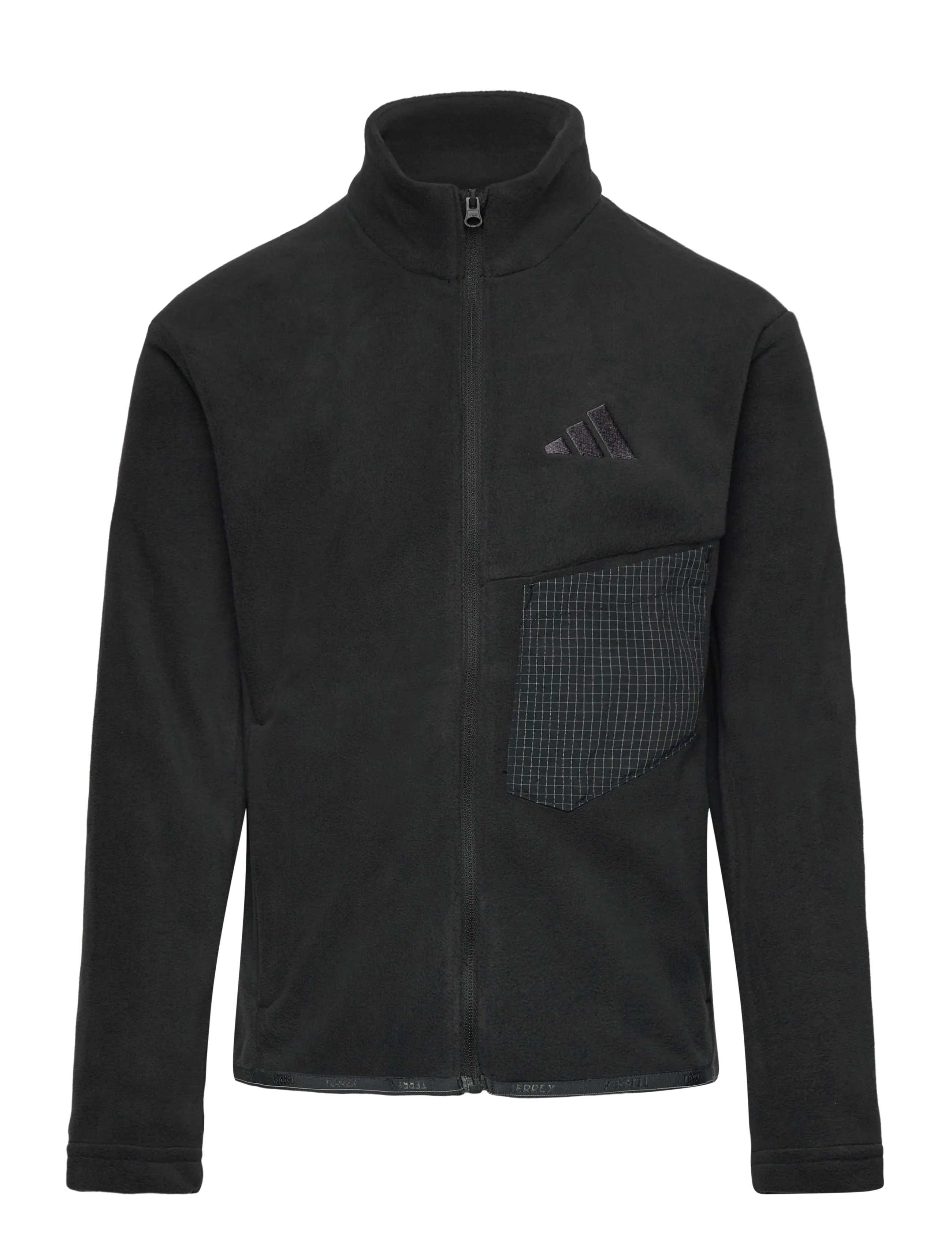 adidas Terrex K MT FZ FLEECE - Overtøj - BLACK / black