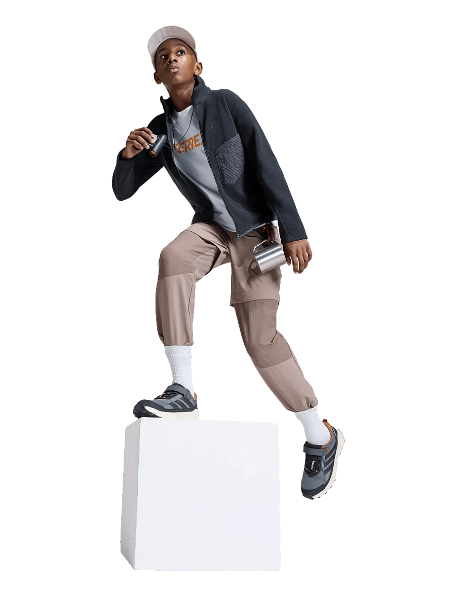 adidas Terrex - K MT FZ FLEECE - fleecejacken - black - 3