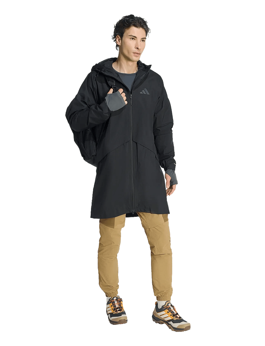 adidas Terrex - MT 2L RAIN PARK - raincoats - black - 0