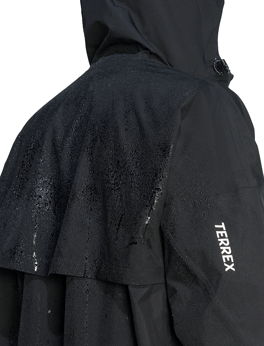 adidas Terrex - MT 2L RAIN PARK - raincoats - black - 3