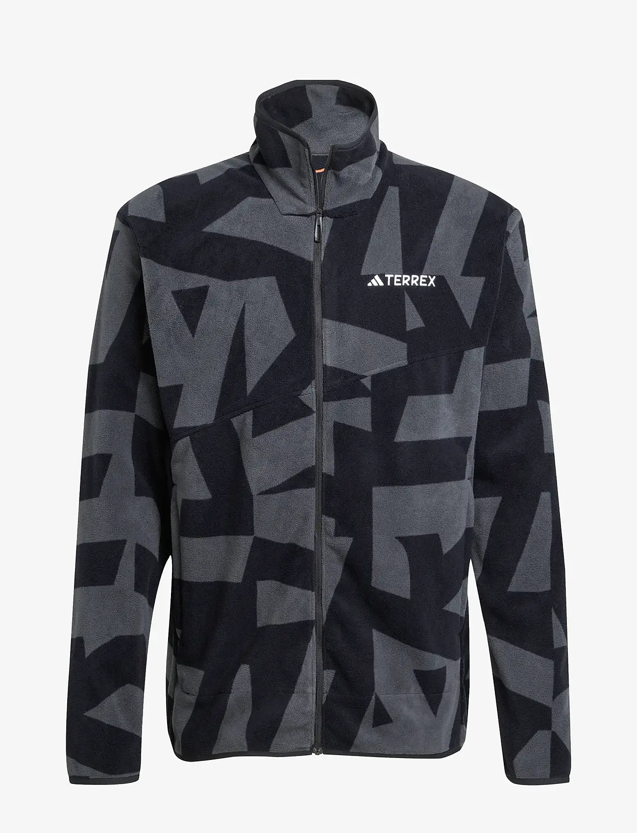 adidas Terrex - MT AOP FZ FL - fleece & mellanlager - black/carbon - 1