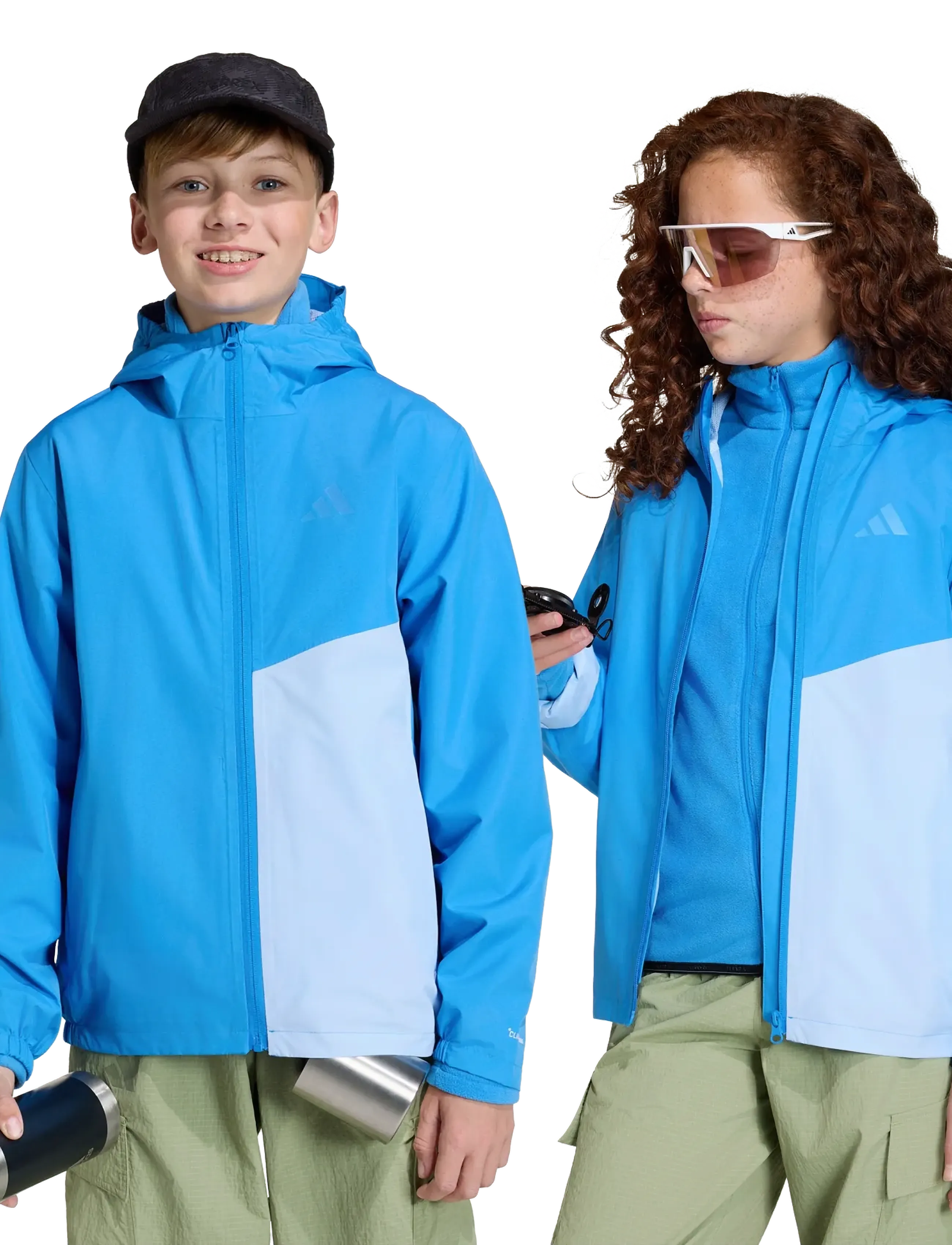 adidas Terrex - K MT 2L RAIN J - rayblu/globlu - 3