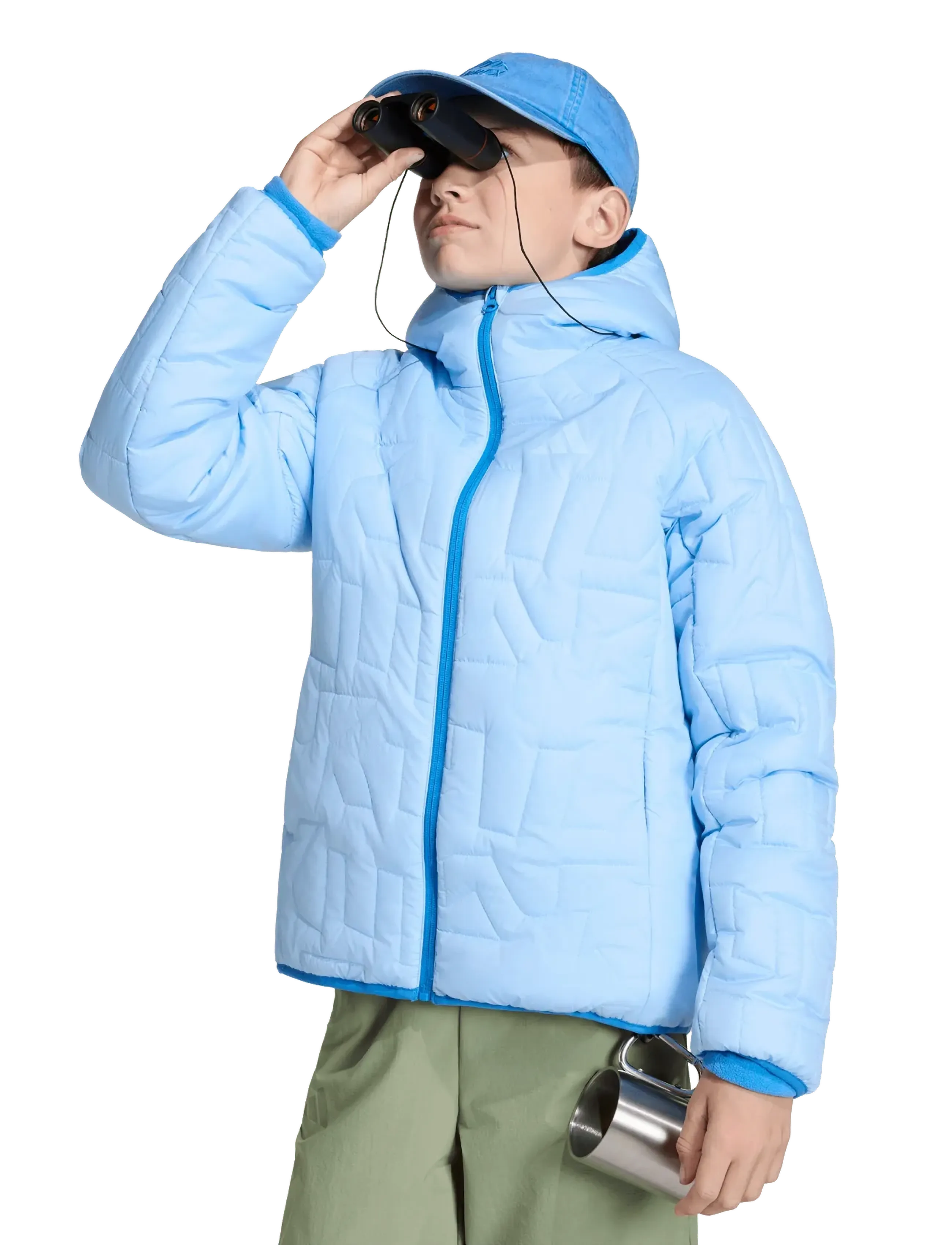 adidas Terrex K Xpr Pd Jkt, 164, Blue, Jakker & Frakker > Quiltede Jakker, Børn