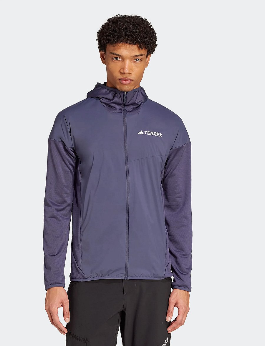 adidas Terrex - XPR WIND FL H - fleece & midlayer - shanav - 0