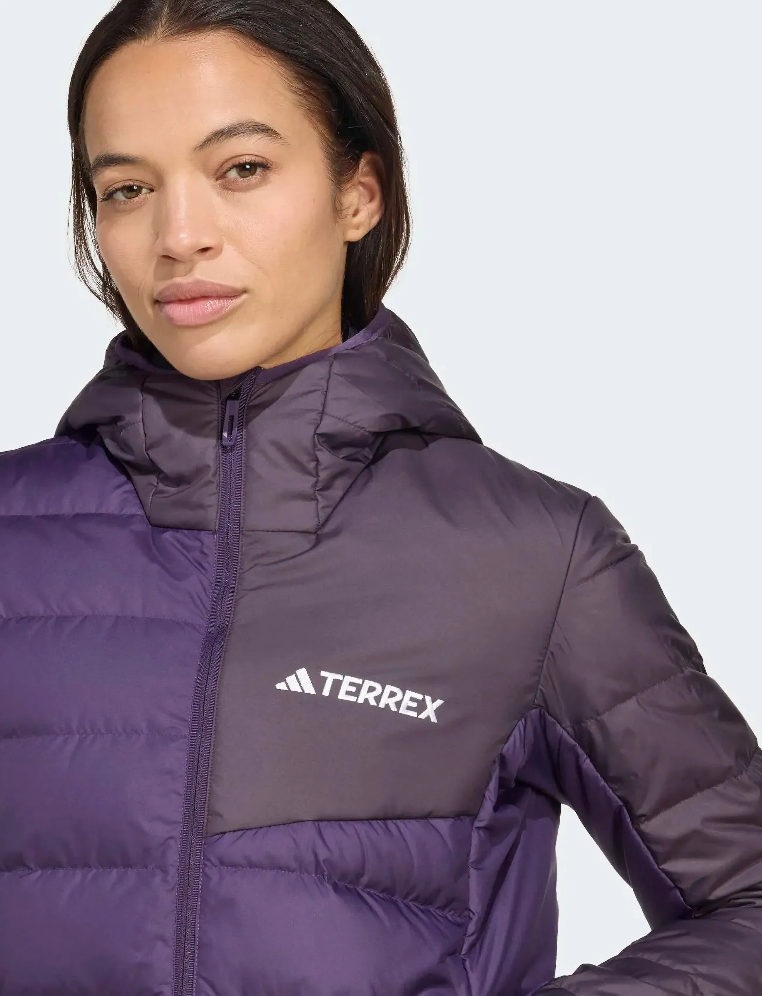 adidas Terrex - W MT DOWN H J - talvejoped - aurplu/aurbla - 2