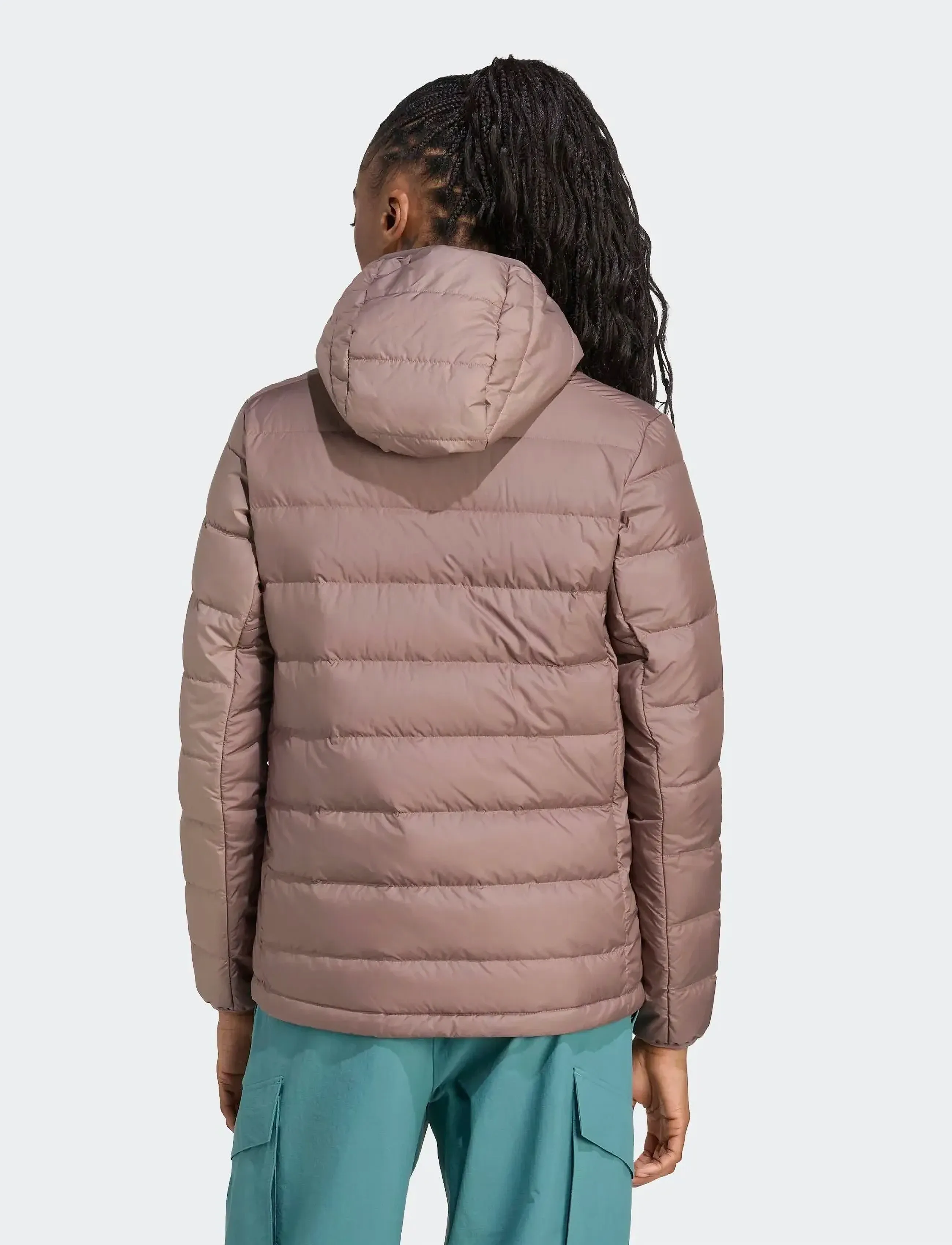 adidas Terrex - W MT DOWN H J - vinterjakker - earstr/trabrn - 4