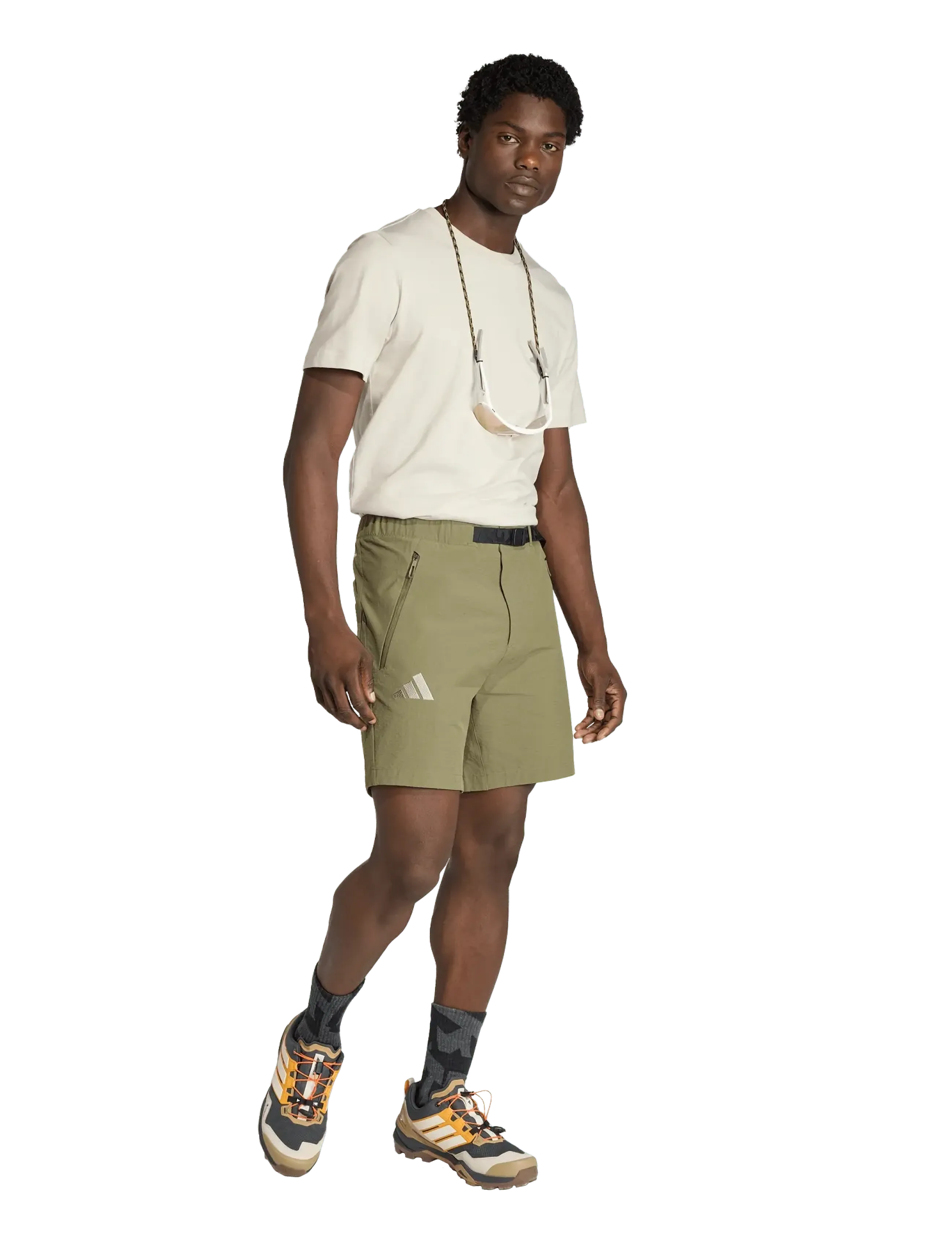 adidas Terrex Xpr Md Short, S, Sport Shorts, Khakigrün - Outdoor Männerswear