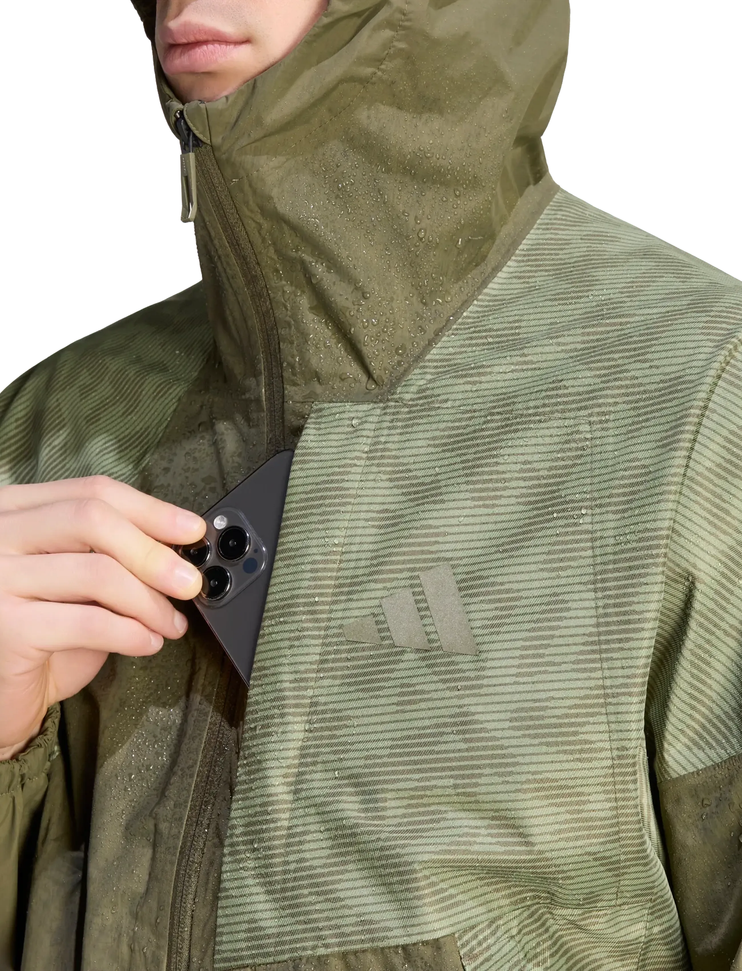 adidas Terrex - XPR HYB PK J - outdoorjassen - olistr - 4