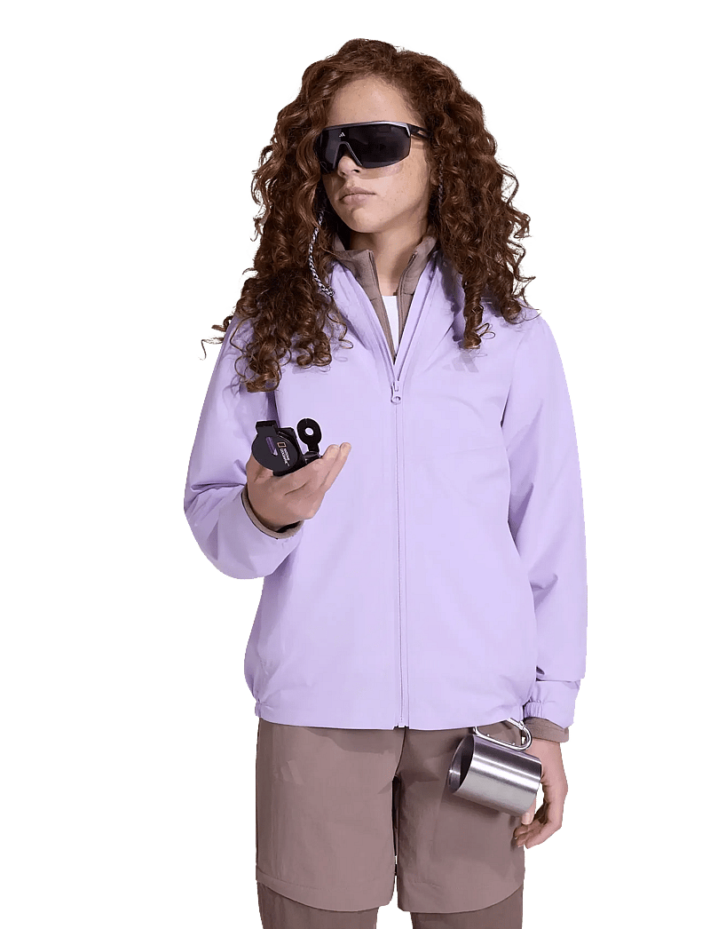 adidas Terrex - K MT 2L RAIN J - skaljakker - powplu/powplu - 0