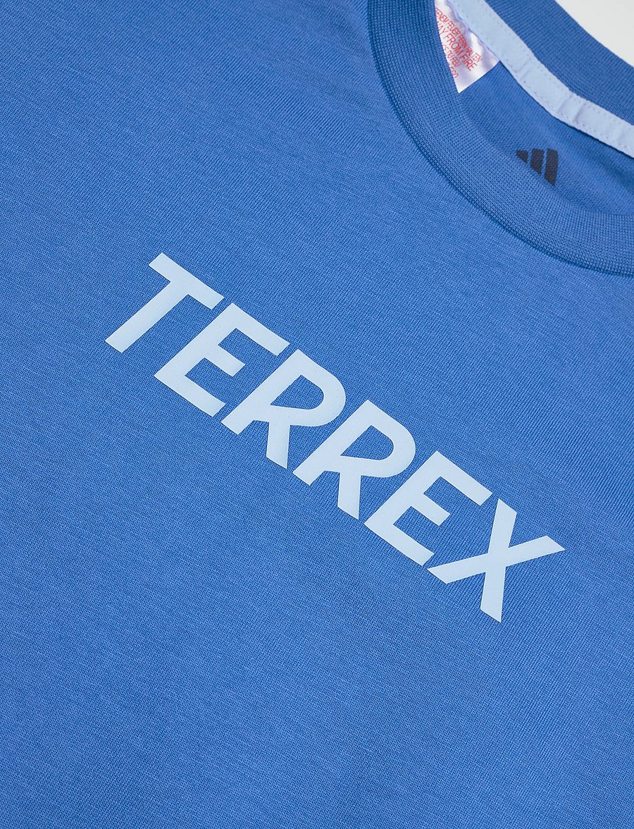 adidas Terrex - K MT LOGO TEE - kurzärmelige - rayblu - 2
