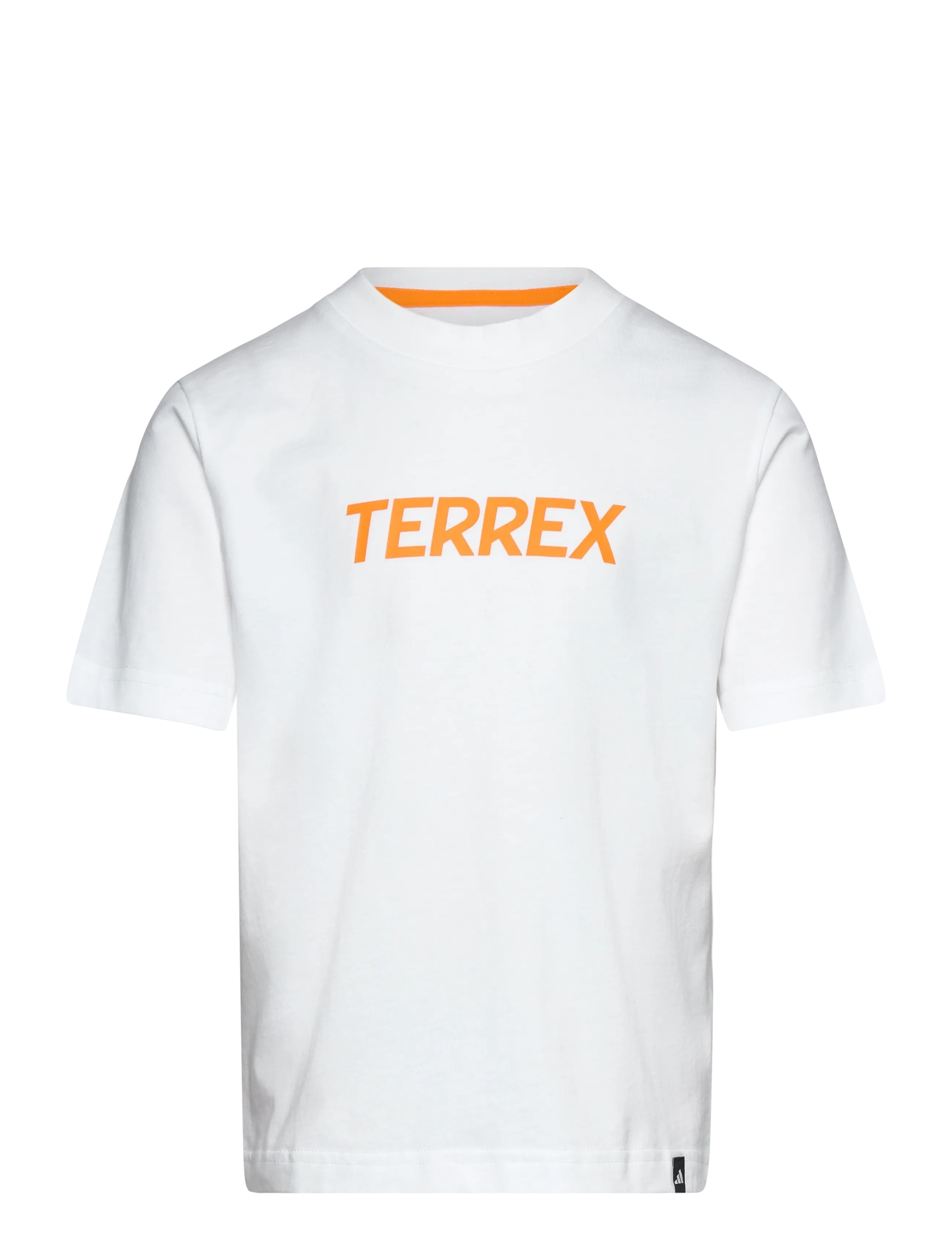 adidas Terrex K Mt Logo Tee, Børn, Logo T-shirt, Hvid, Str: 152