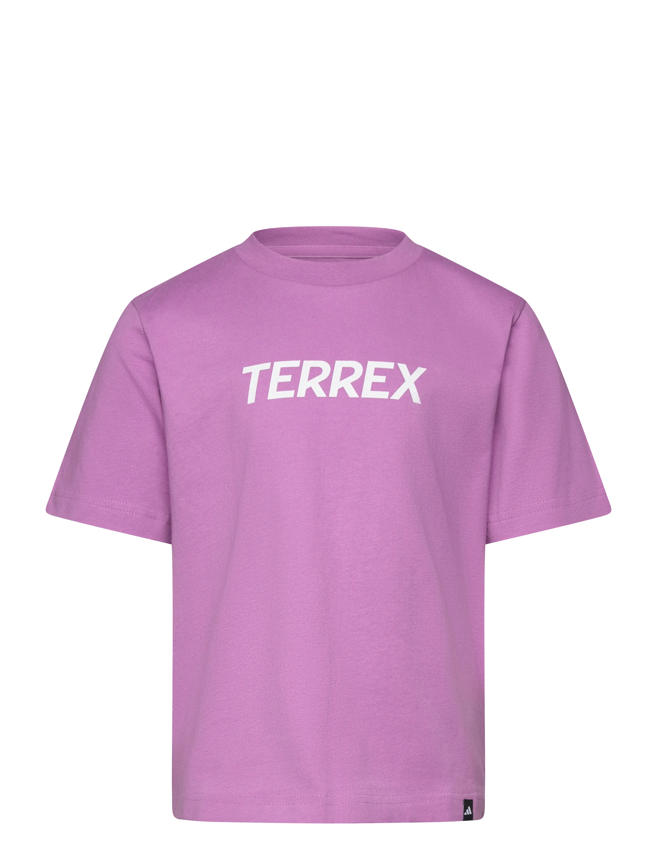 adidas Terrex K Mt Logo Tee, 116, Purple, T-Shirts > Kortærmede, Børn