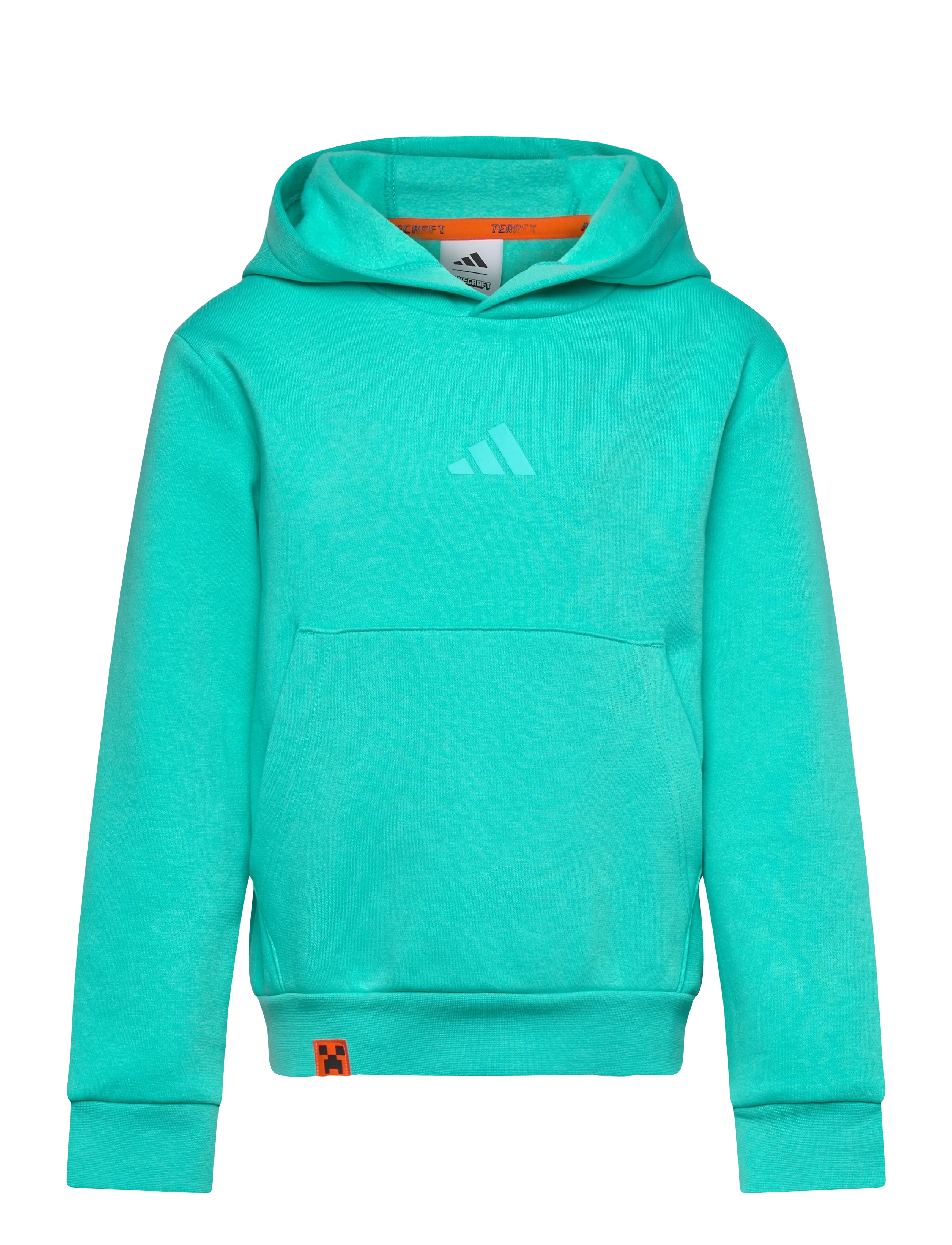 adidas Terrex K MC MT HOODIE - adidas - SEMIRU / green