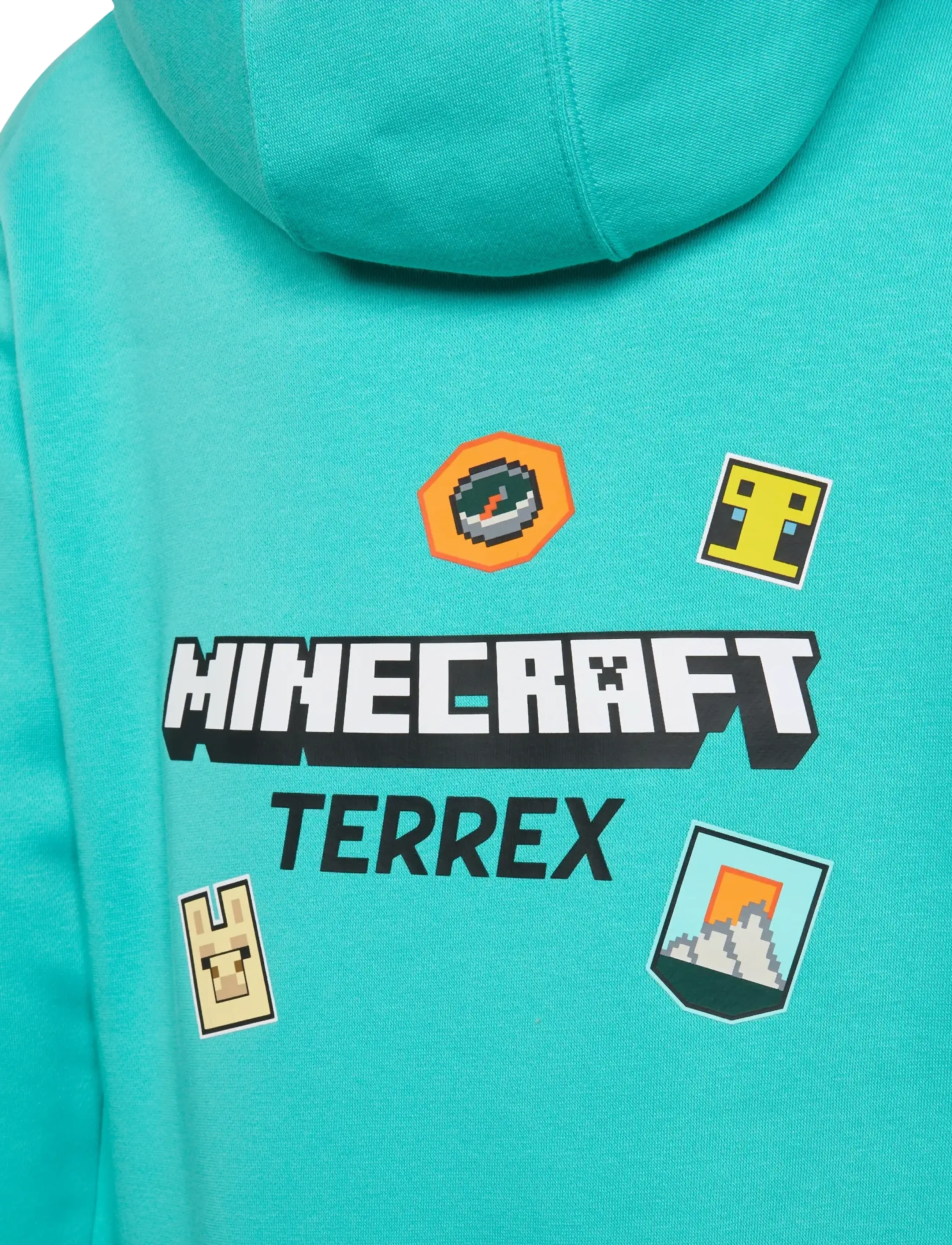 adidas Terrex K MC MT HOODIE - Oberteile - SEMIRU / green