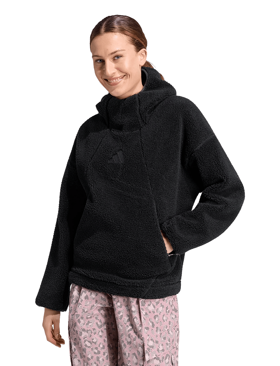 adidas Terrex - W XPL PILE HD - sweatshirts - black - 0
