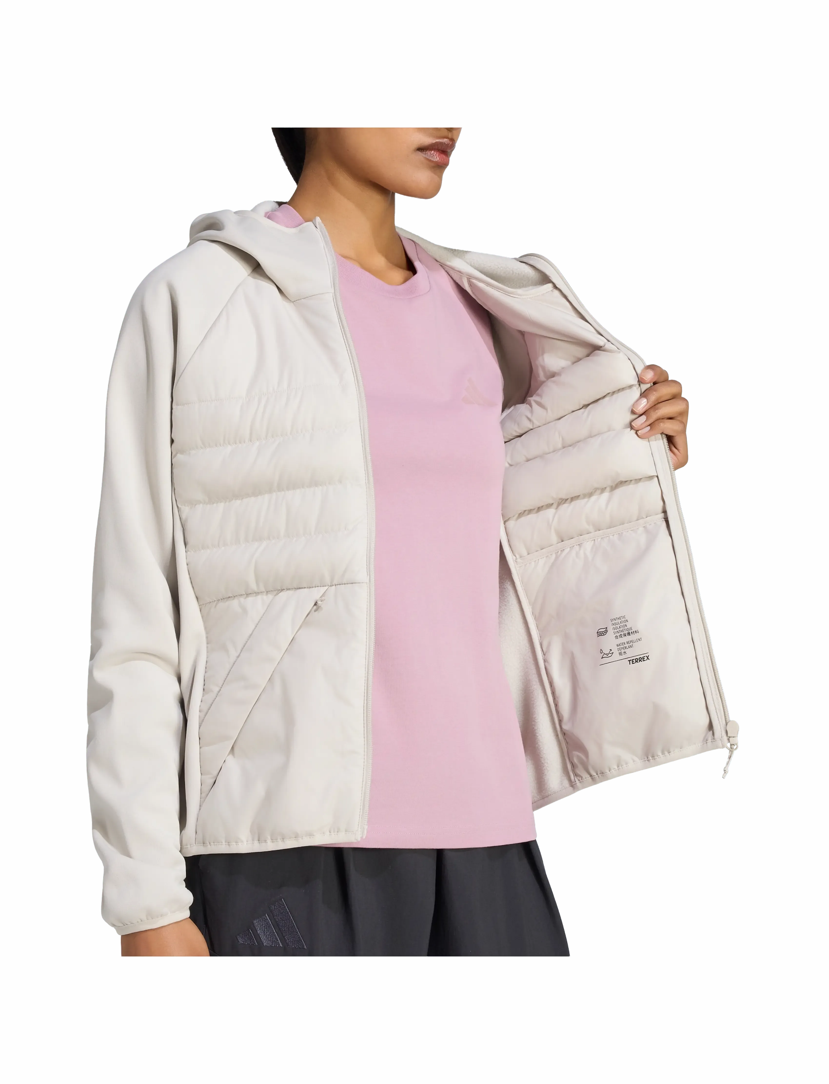 adidas Terrex - W MULTI HYB JKT - friluftsjakker - wonalu/wonalu - 4
