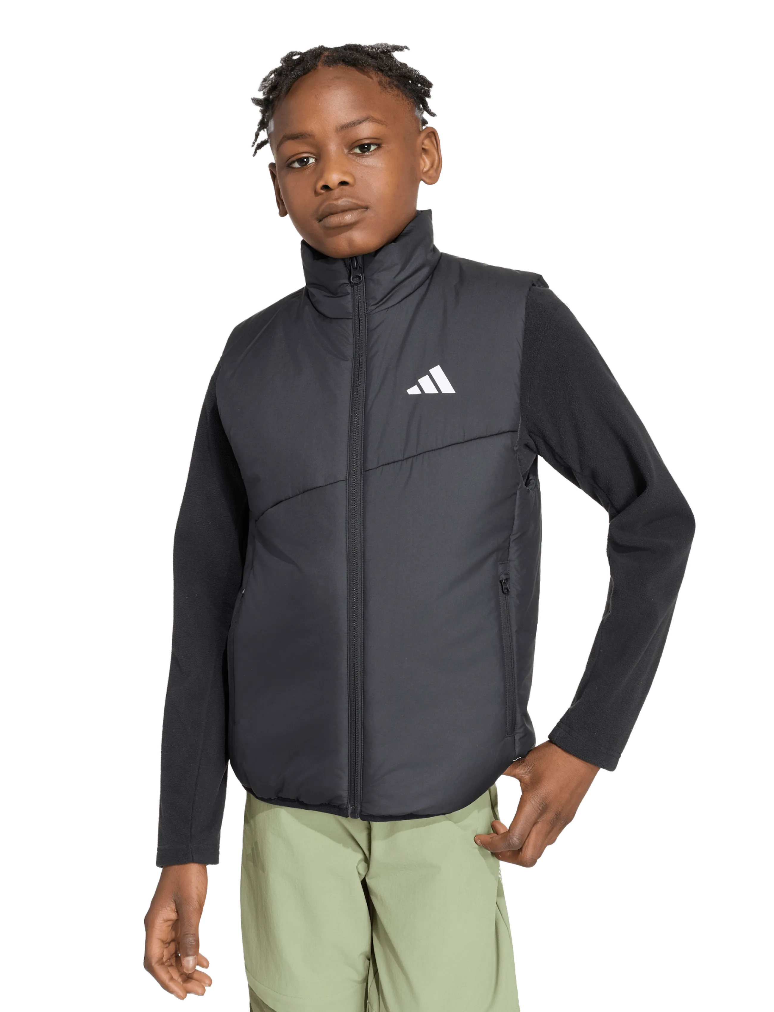 adidas Terrex K Mt Ins Vest, 152, Black, Overtøj > Udendørs Veste, Børn