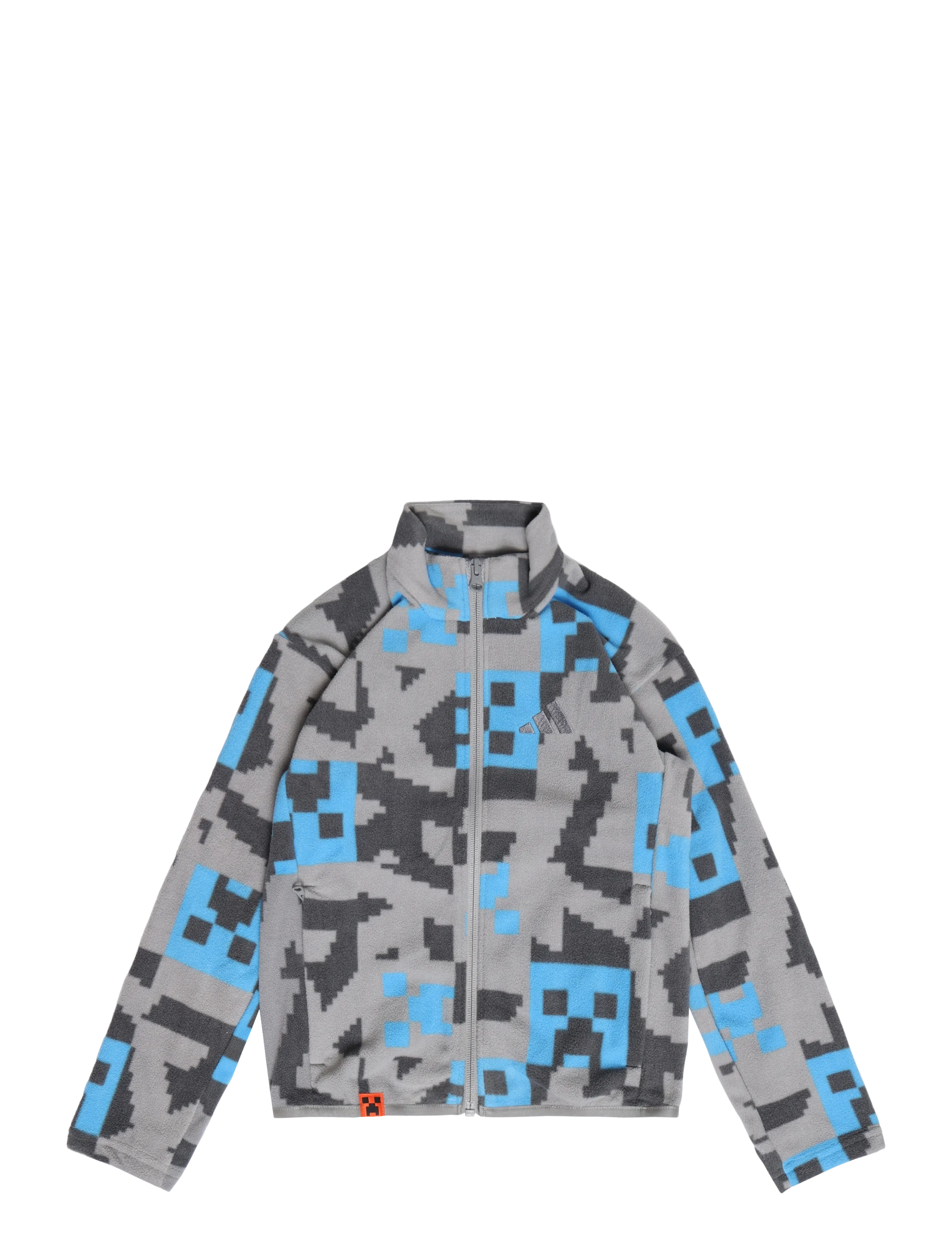 adidas Terrex K MC MT FZ FLE - Fliisjakid - MGSOGR/GREFIV/SEBLBU / grey