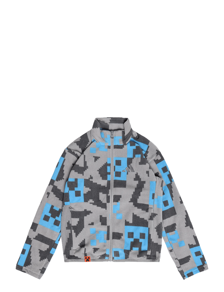 adidas Terrex - K MC MT FZ FLE - fliisjakid - mgsogr/grefiv/seblbu - 1