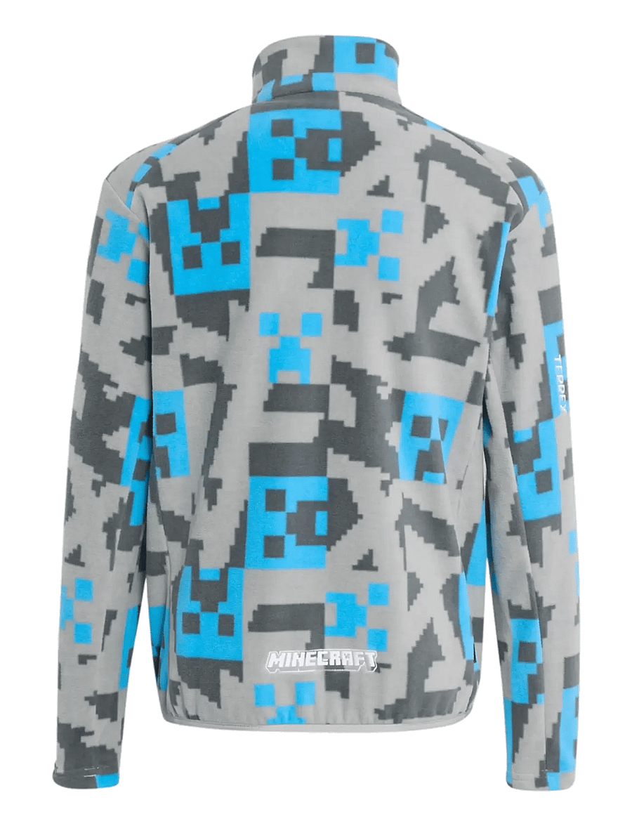 adidas Terrex - K MC MT FZ FLE - fleecejacken - mgsogr/grefiv/seblbu - 2
