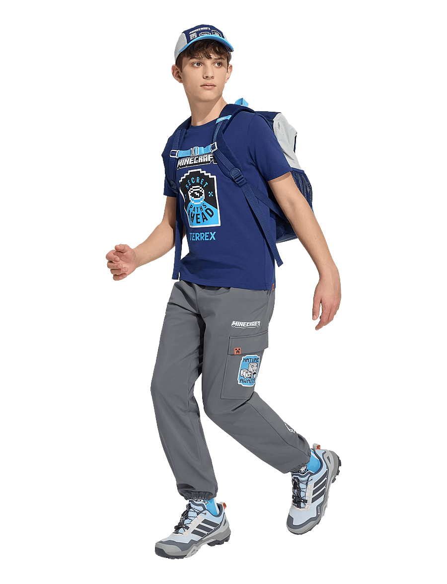 adidas Terrex - K MC MT TEE - Íþróttatoppar - dkblue - 0