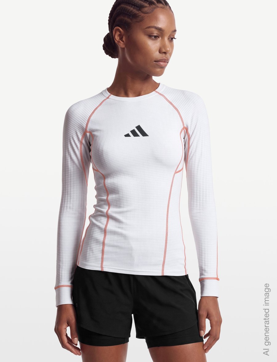 adidas Terrex - W XPR LS BASE - baselayer overdele - white/seimor - 3