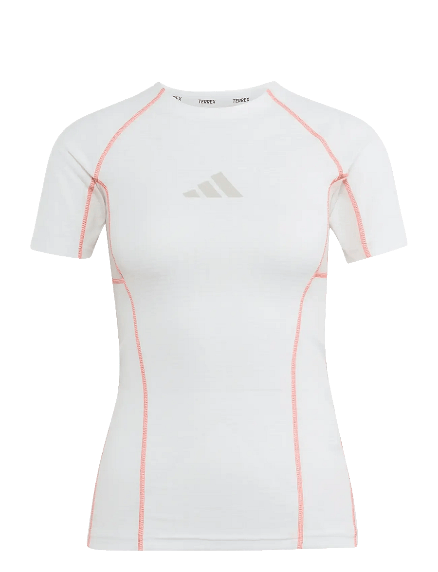 adidas Terrex - W XPR SS BASE - underställströjor - white/seimor - 1