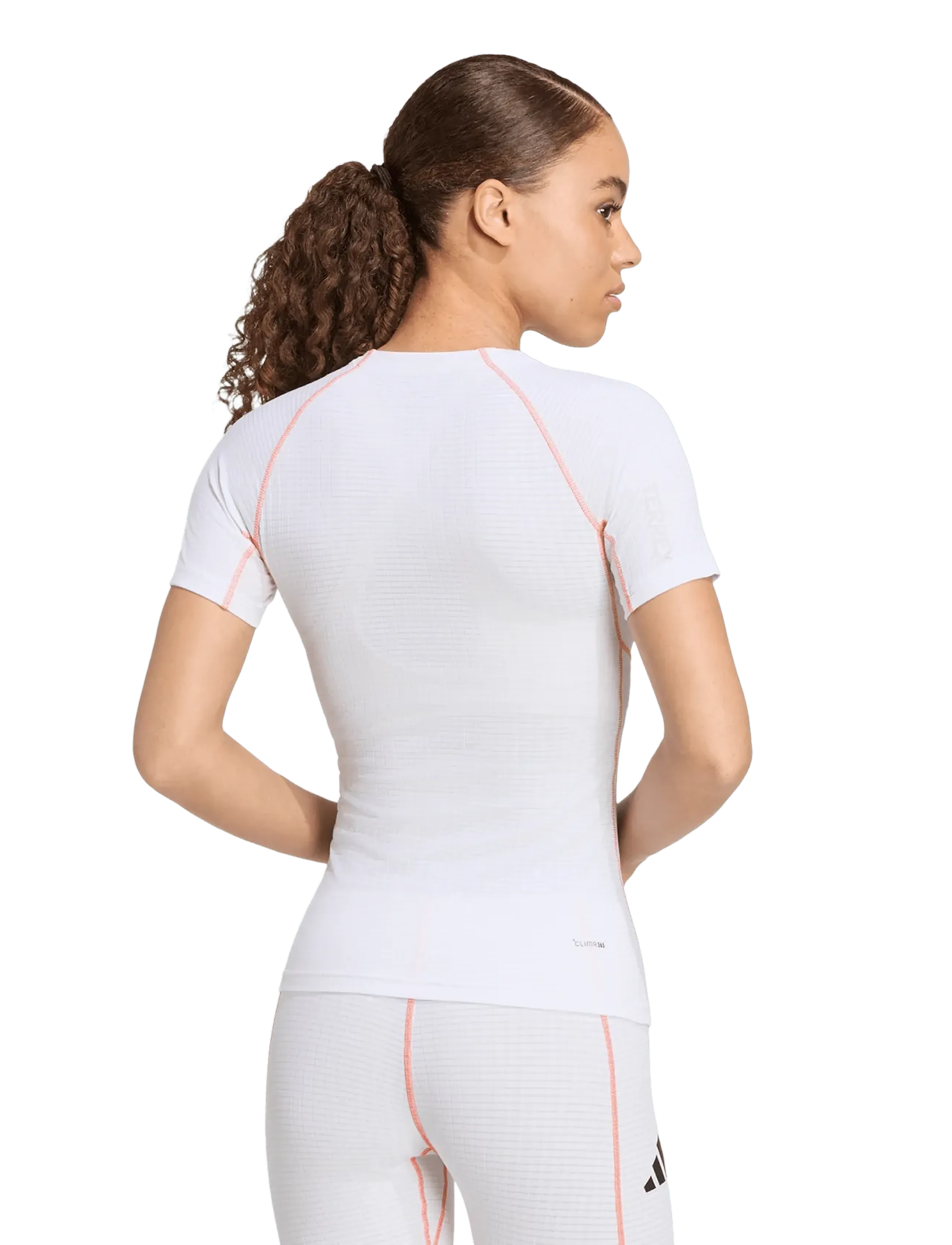 adidas Terrex - W XPR SS BASE - underställströjor - white/seimor - 5