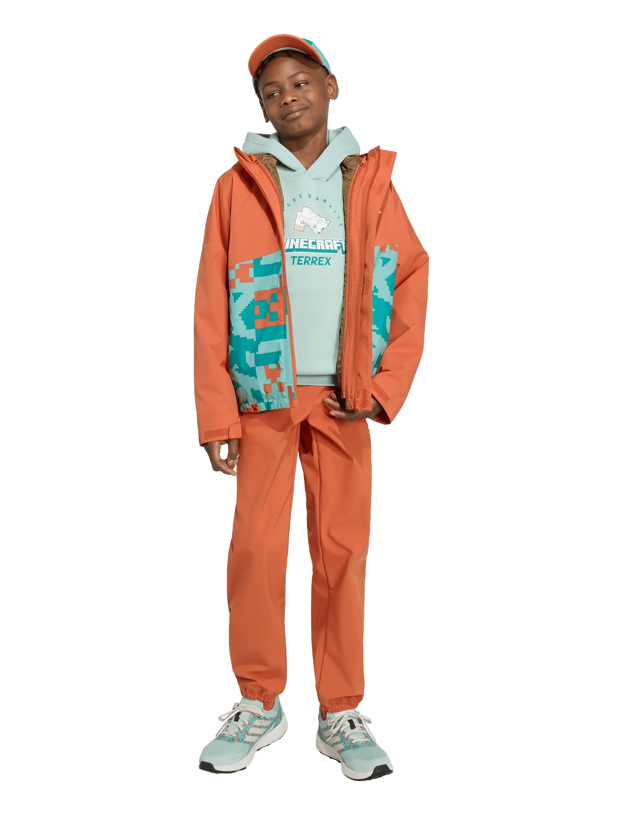 adidas Terrex K Mc 3In1 Ins J, 170, Orange